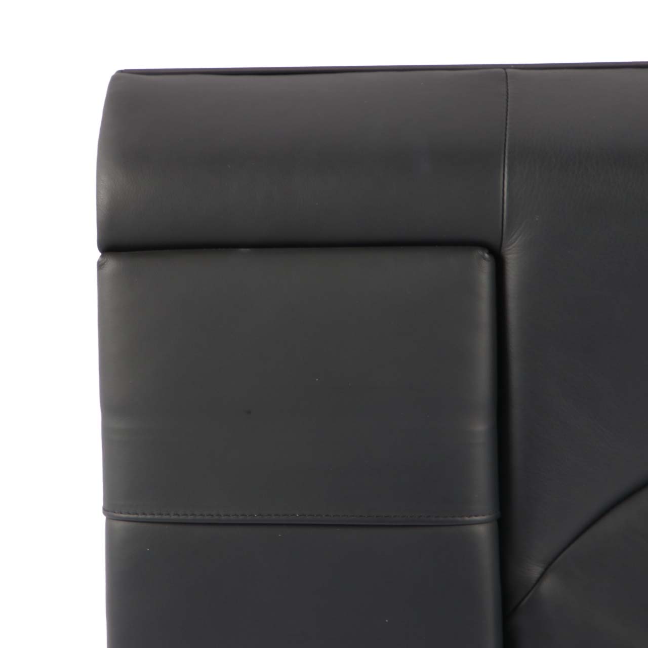 BMW E46 M3 Backrest Cover Coupe Rear Left Seat N/S Leather Walknappa Black