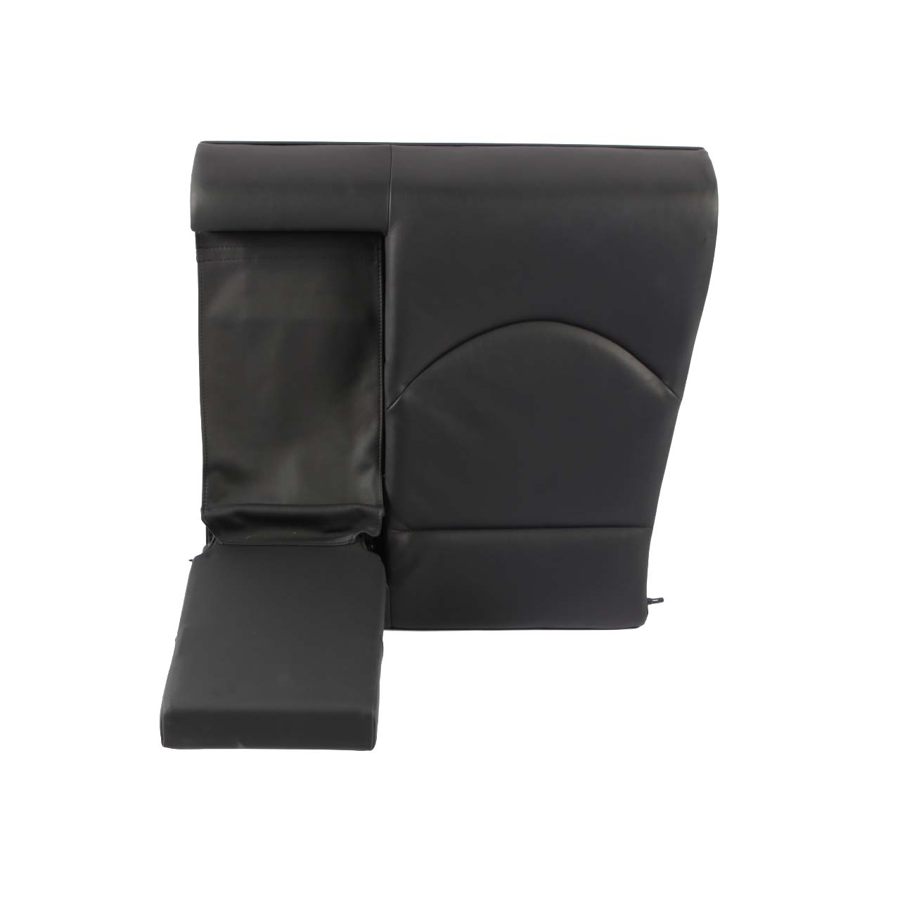 BMW E46 M3 Backrest Cover Coupe Rear Left Seat N/S Leather Walknappa Black