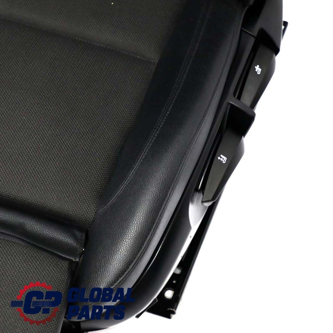 BMW E88 Convertible M Sport Front Left N/S Seat Black Cloth/Imitation Leather 