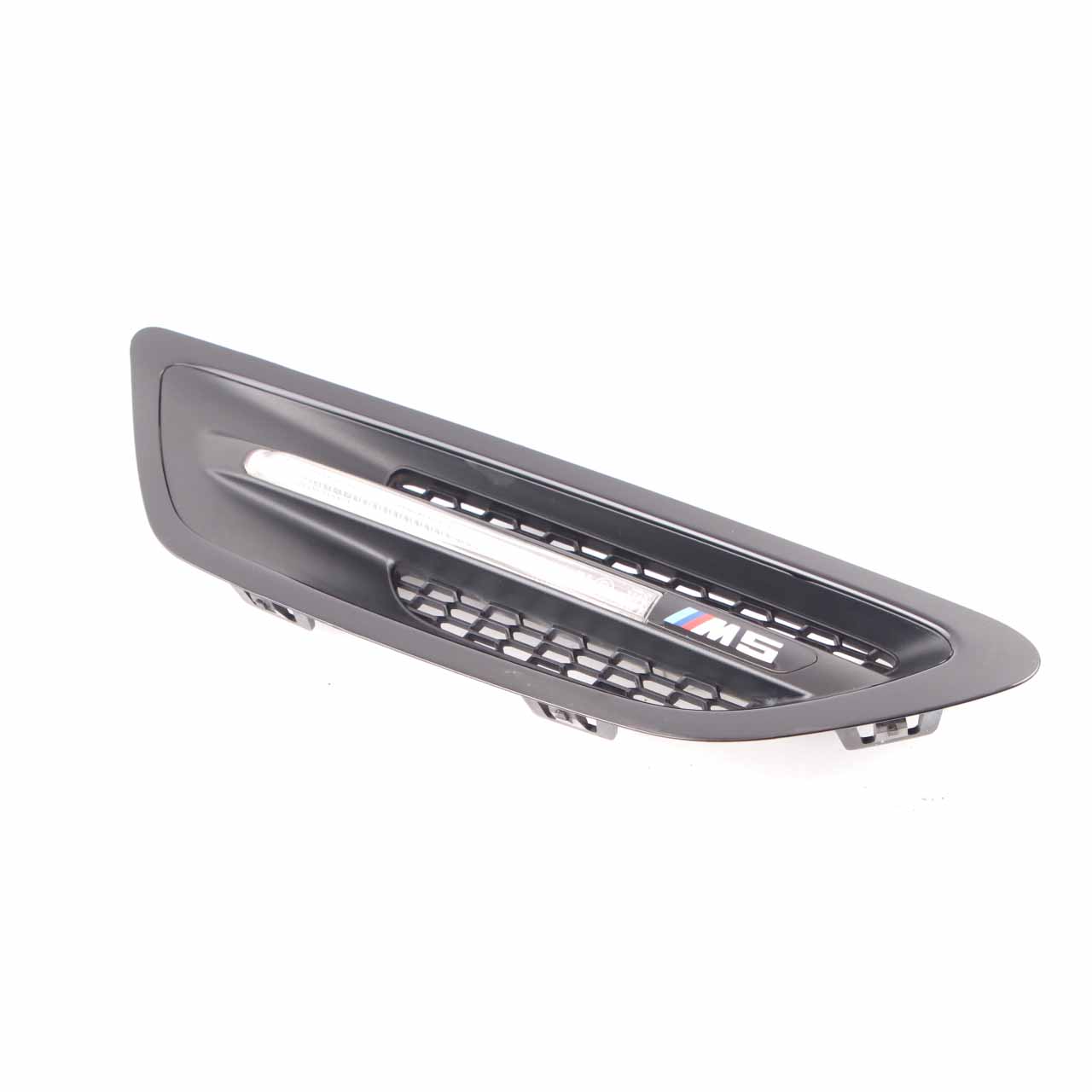 BMW F10 M5 Grille Side Panel Fender Indicator Vent Front Right O/S Black 7903880