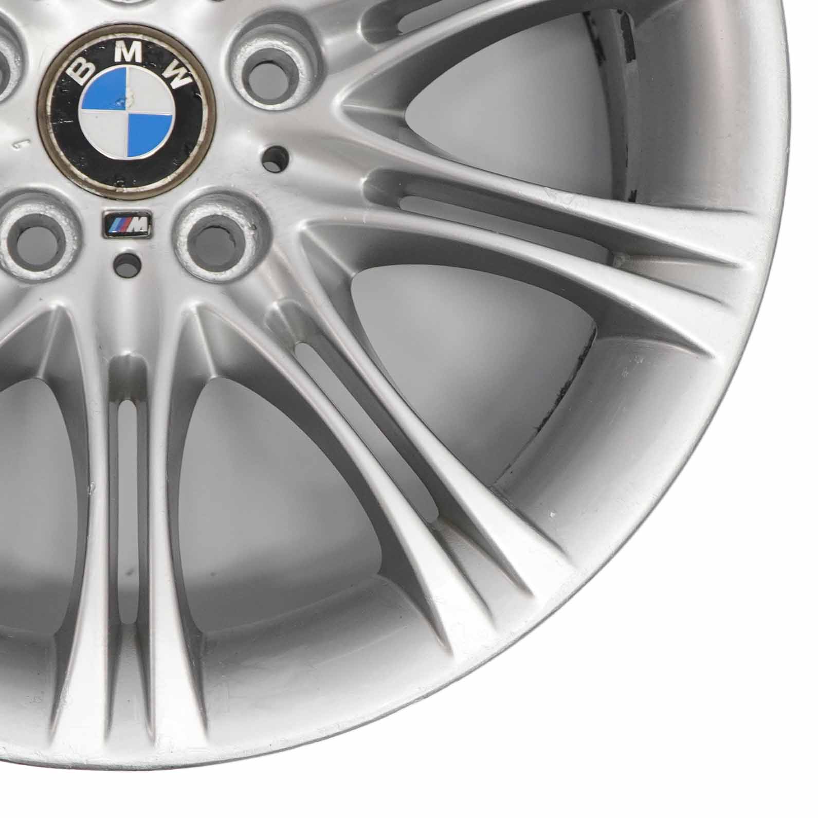 BMW 5 Series E60 E61 Silver Alloy Wheel Rim 18" 8J ET:20 M Double Spoke 135