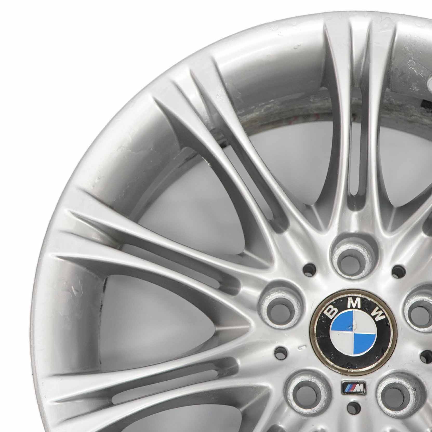 BMW 5 Series E60 E61 Silver Alloy Wheel Rim 18" 8J ET:20 M Double Spoke 135