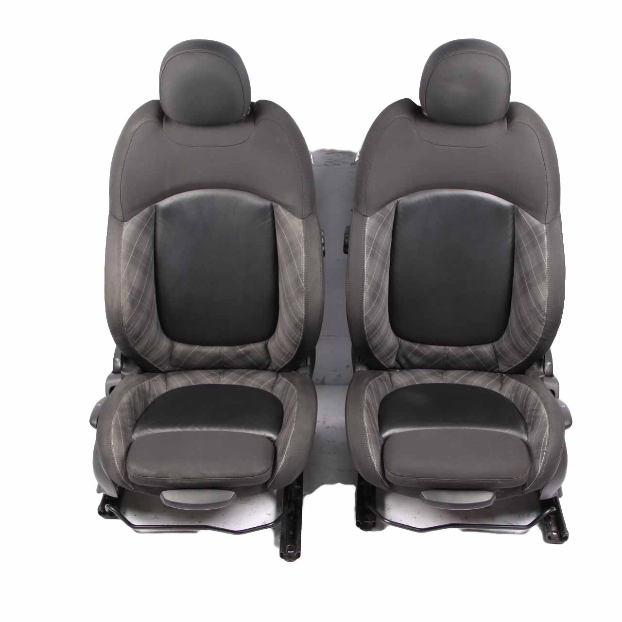 Mini Cooper One F56 Fabric Cloth / Leather Interior Sport Seats Carbon Black