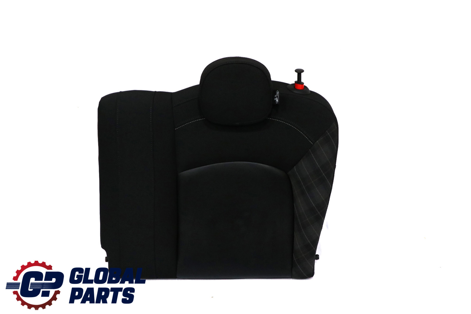 Mini Cooper F56 Rear Left N/S Seat Backrest Cloth Leather Diamond Black