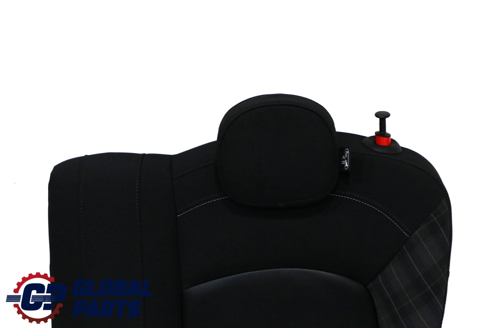 Mini Cooper F56 Rear Left N/S Seat Backrest Cloth Leather Diamond Black