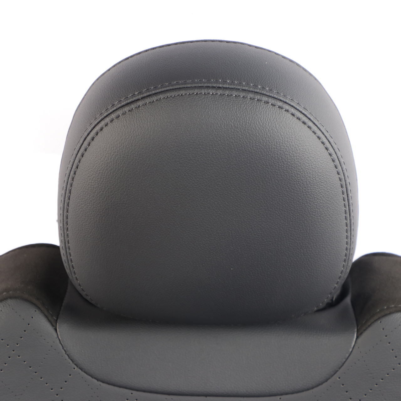 Mini F60 Front Seat Right O/S Sport Heated Leather Cross Punch Carbon Black