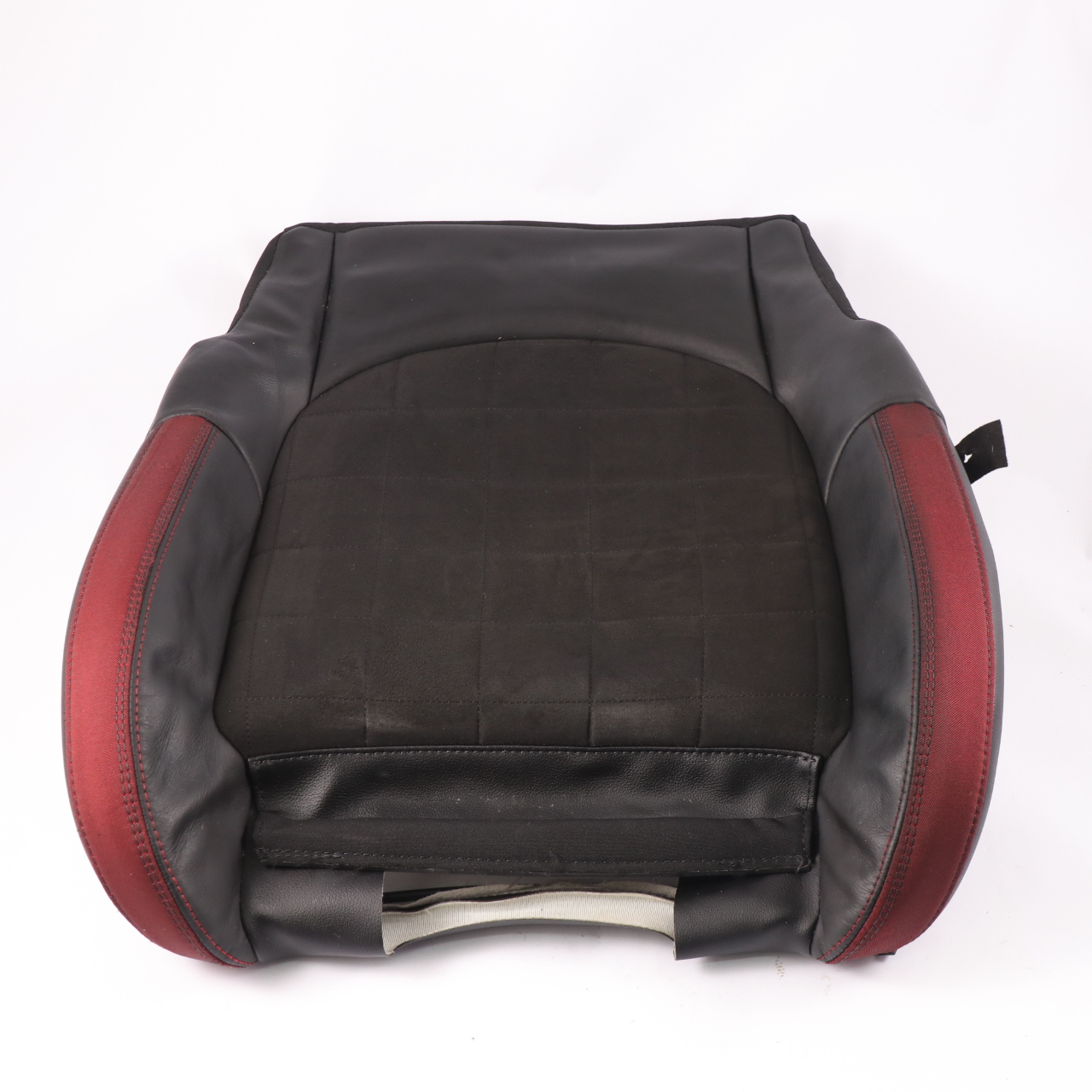 Mini F55 F56 JCW Dinamica Red Black Left Right N/O/S Front Seat Cover 