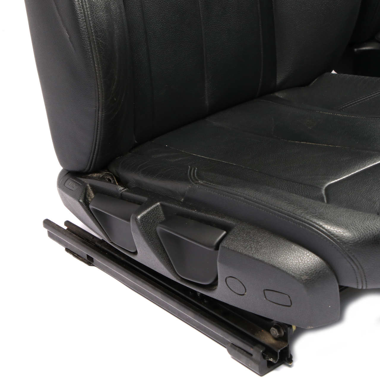 BMW F30 Leather Seats Black / Exclusive Seam Front Rear Seat Set with Door Cards