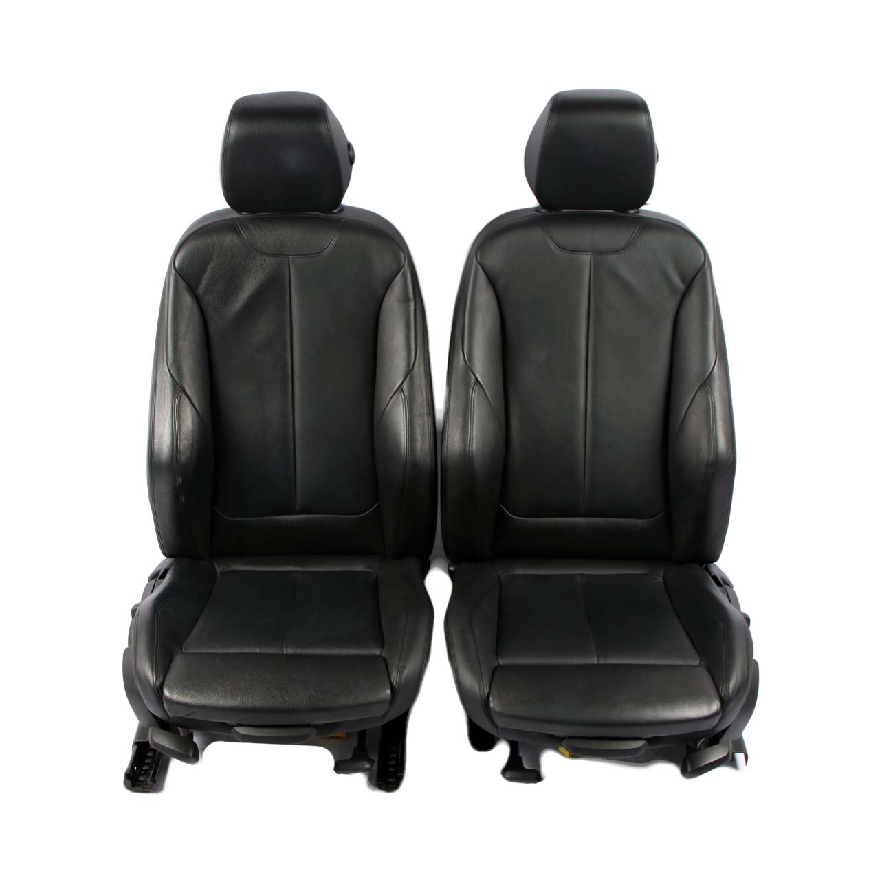 BMW F30 M Sport Heated Black Leather Interior Seats with Airbag and Door Cards