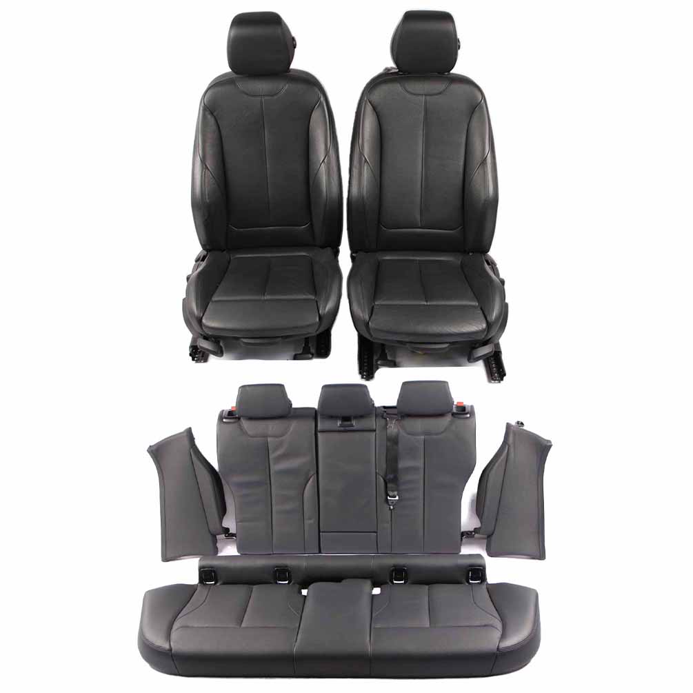 Seats BMW F34 GT M Sport Black Leather Dakota Interior Front Rear Seat Folding