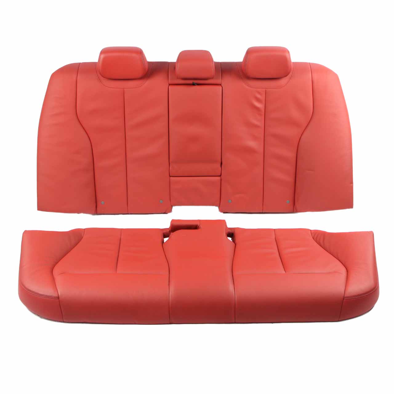 Leather Seats BMW F30 M Sport Korall Rot Red Heated Dakota Front Rear Seat