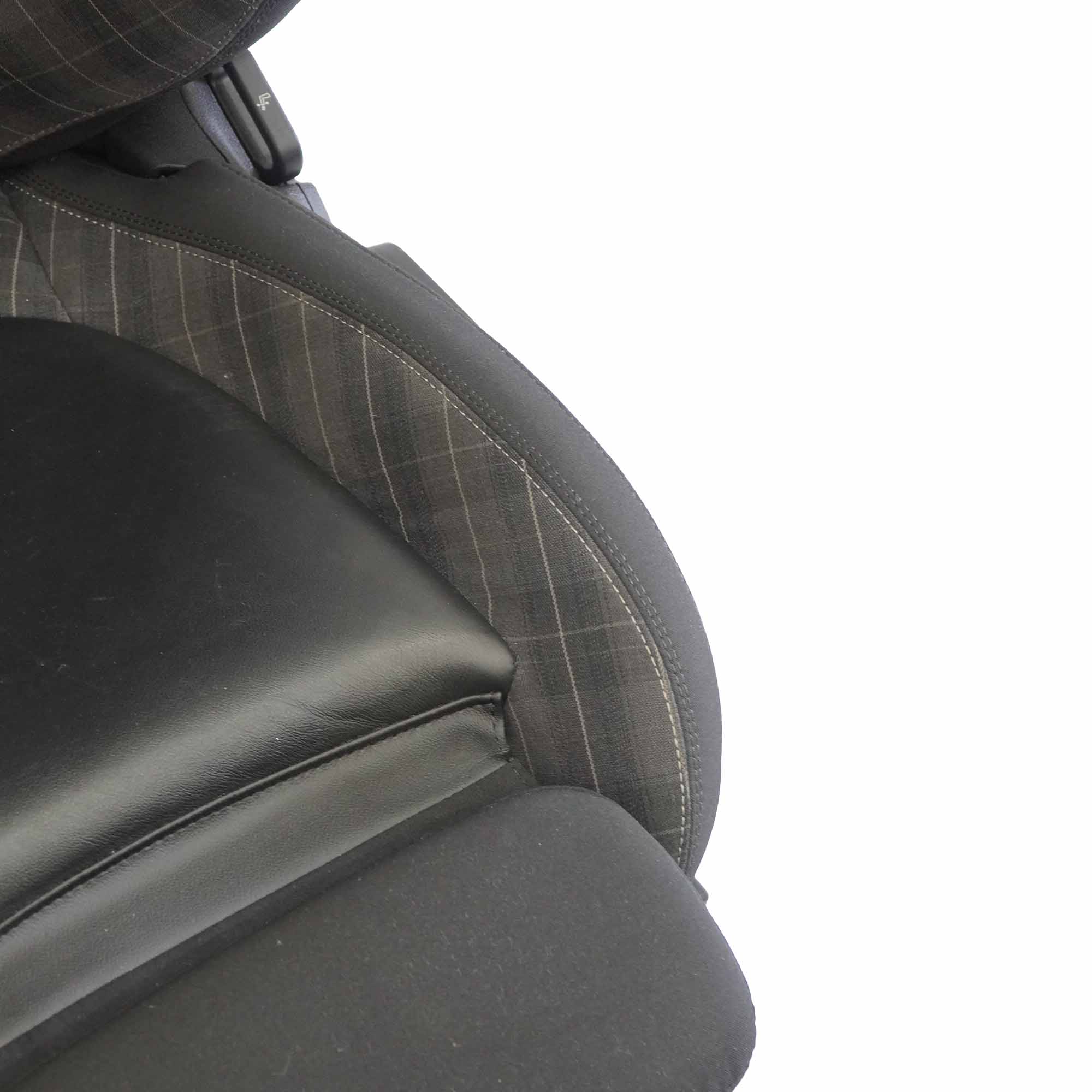 Mini F55 Front Left N/S Sport Seat Fabric / Leather Diamond Carbon Black