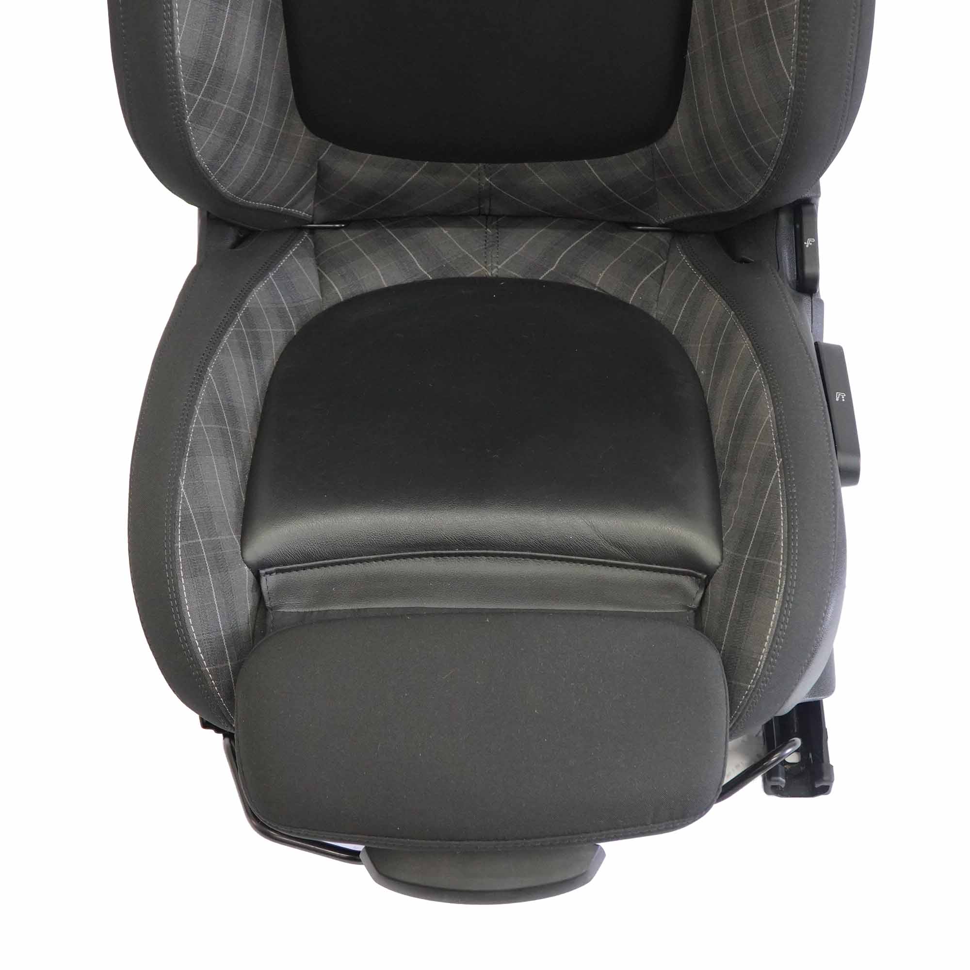 Mini F55 Front Left N/S Sport Seat Fabric / Leather Diamond Carbon Black