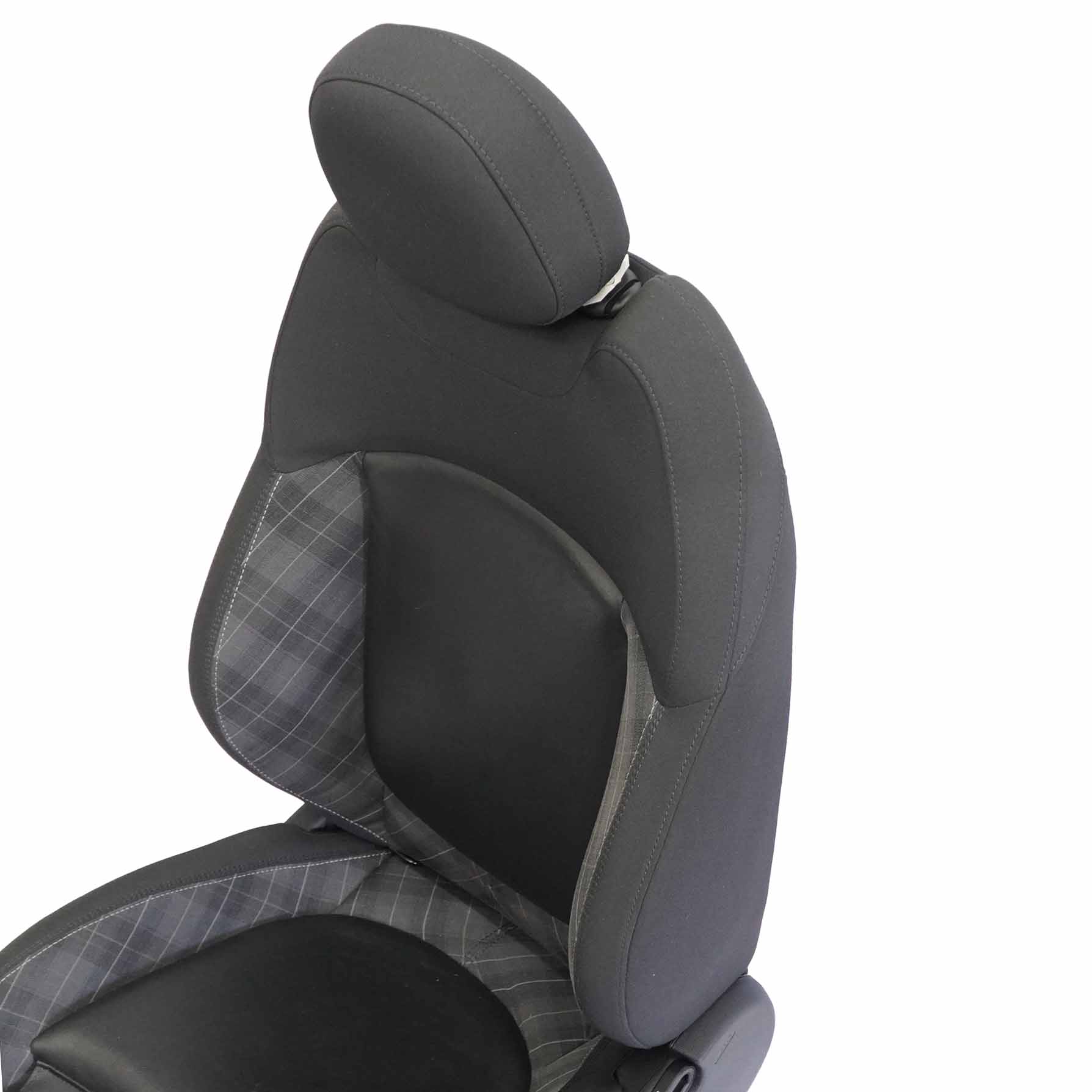 Mini F55 Front Left N/S Sport Seat Fabric / Leather Diamond Carbon Black