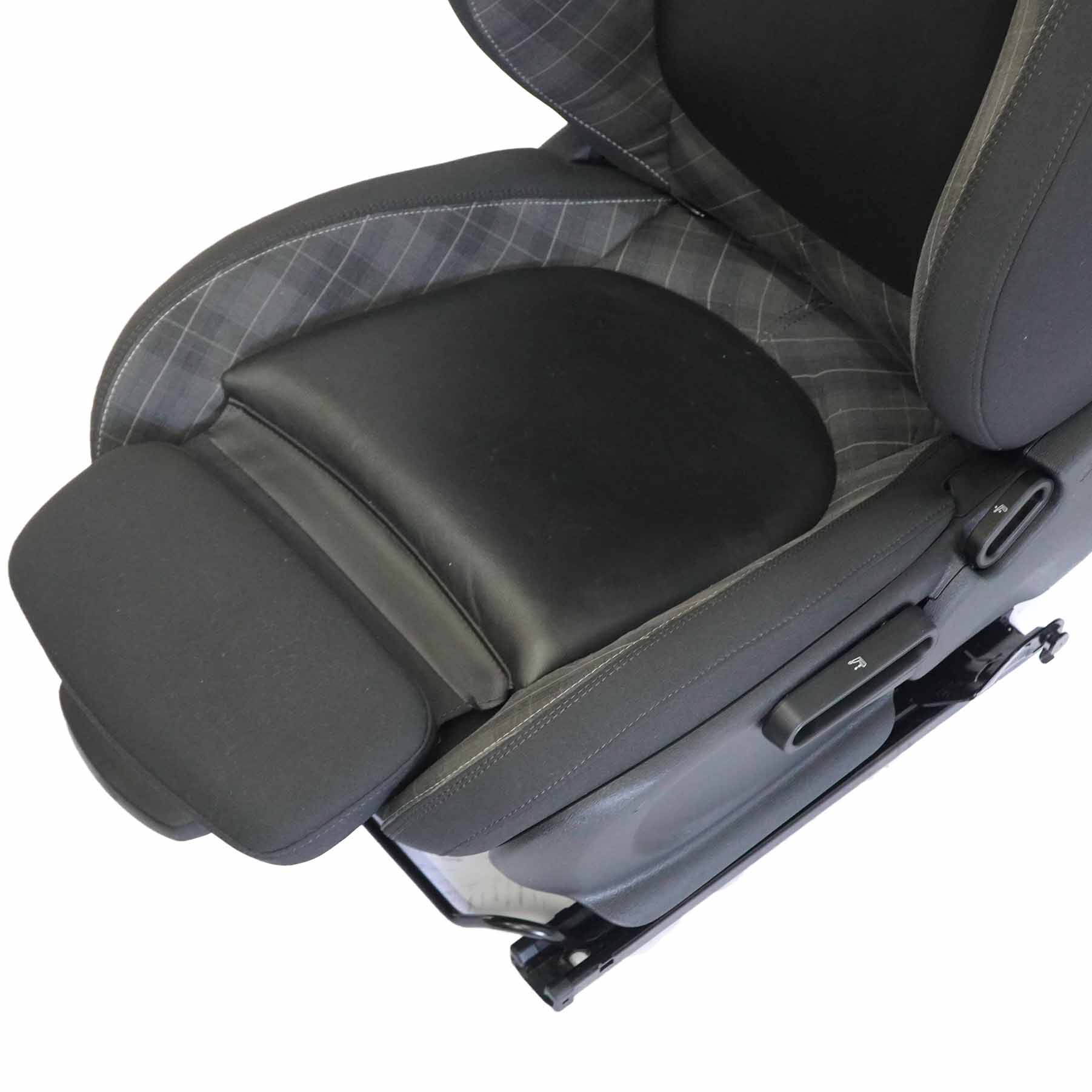 Mini F55 Front Left N/S Sport Seat Fabric / Leather Diamond Carbon Black