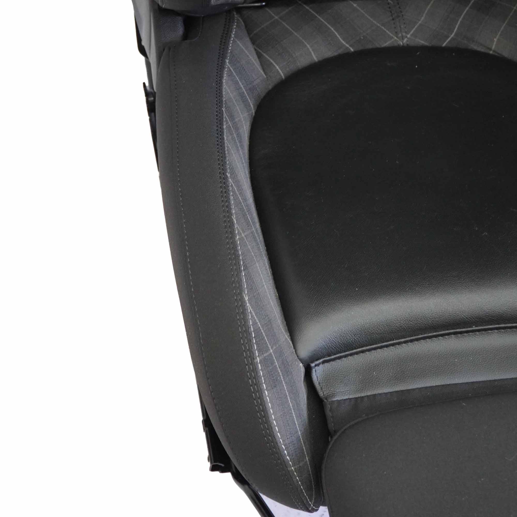 Mini F55 Front Left N/S Sport Seat Fabric / Leather Diamond Carbon Black