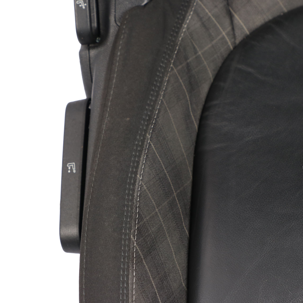 Mini F55 Front Right O/S Sport Seat Fabric / Leather Diamond Carbon Black