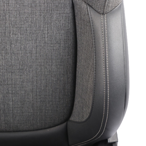 Front Seat Mini Cooper One F56 Sport Cloth / Leather Left N/S Pearl Black Carbon