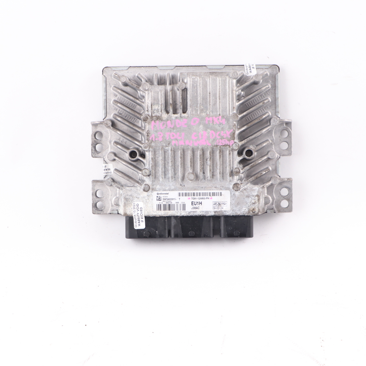 Ford Mondeo MK4 1.8 TDCI 125HP Engine Unit Module ECU 7G91-12A650-PH Manual