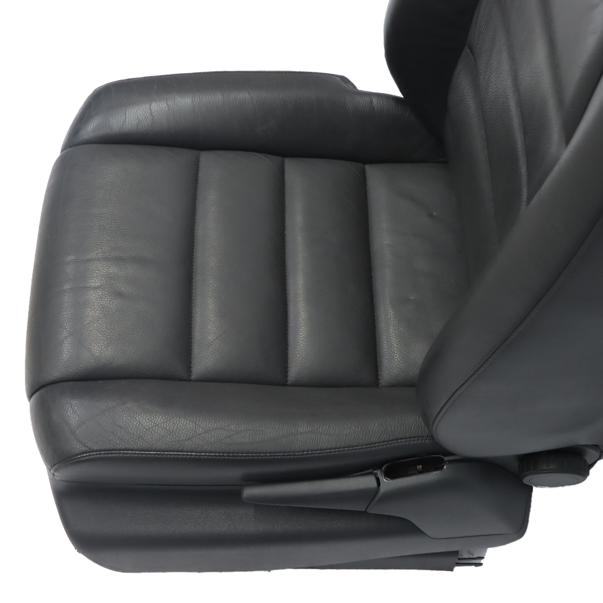 VW Volkswagen Touareg 1 Front Seat Left N/S Interior Leather Black