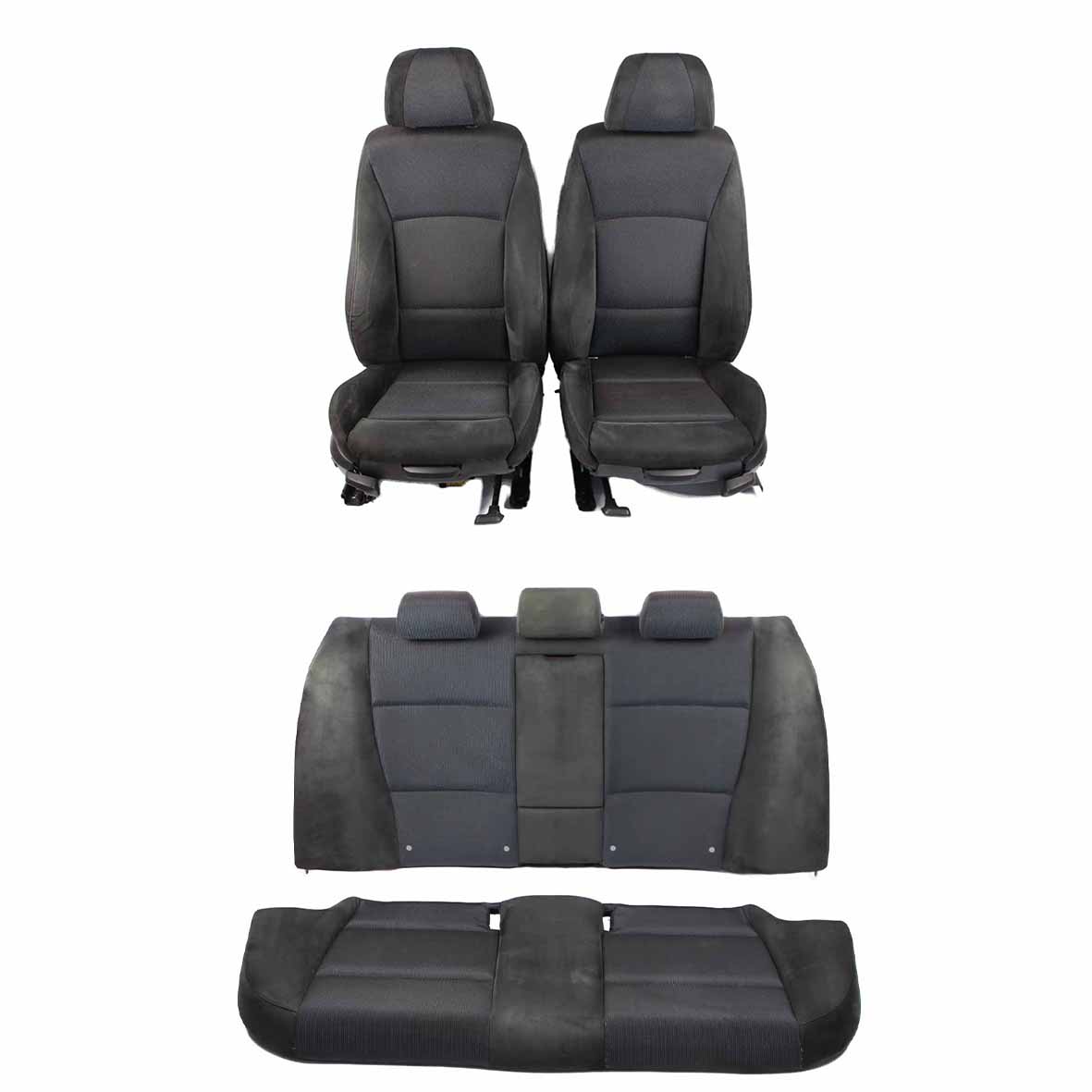 Seats BMW E90 M Sport Alcantara Cloth Interior Set Seat with Door Cards Lumbar