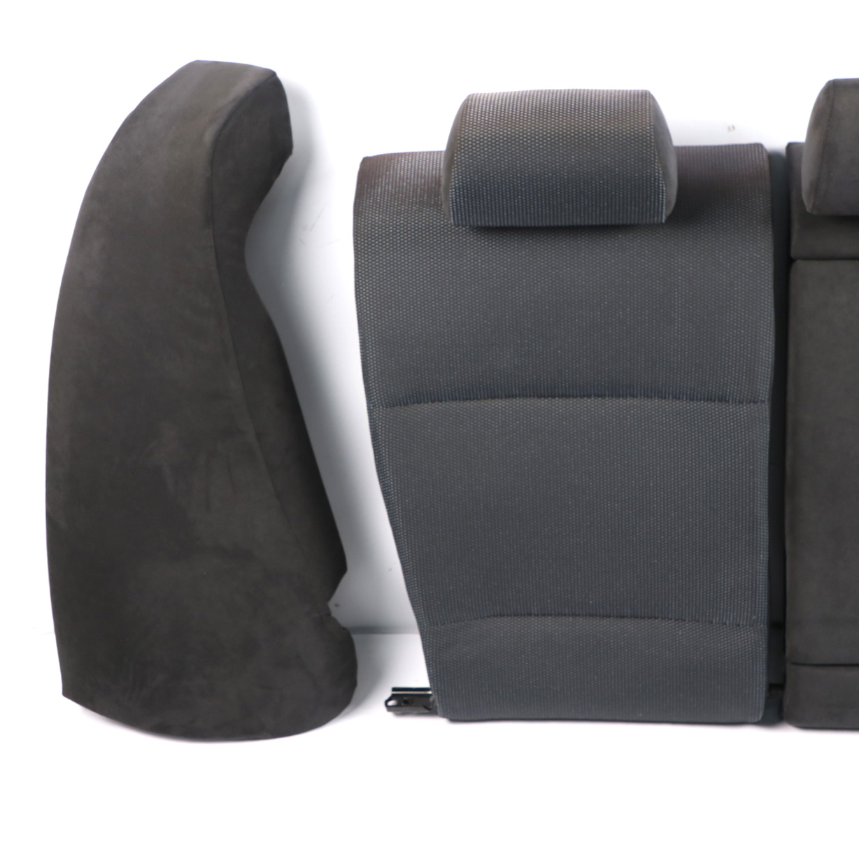 BMW E90 Rear Seat Sofa Bench Set Folding Backrest Cloth Alcantara Anthracite