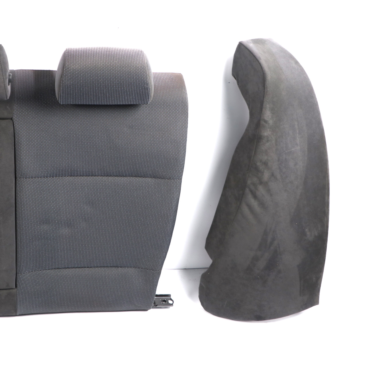 BMW E90 Rear Seat Sofa Bench Set Folding Backrest Cloth Alcantara Anthracite