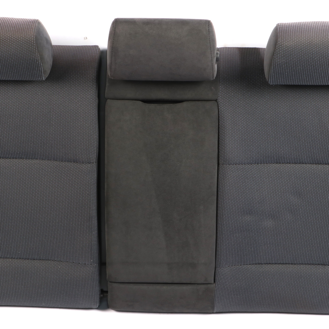 BMW E90 Rear Seat Sofa Bench Set Folding Backrest Cloth Alcantara Anthracite