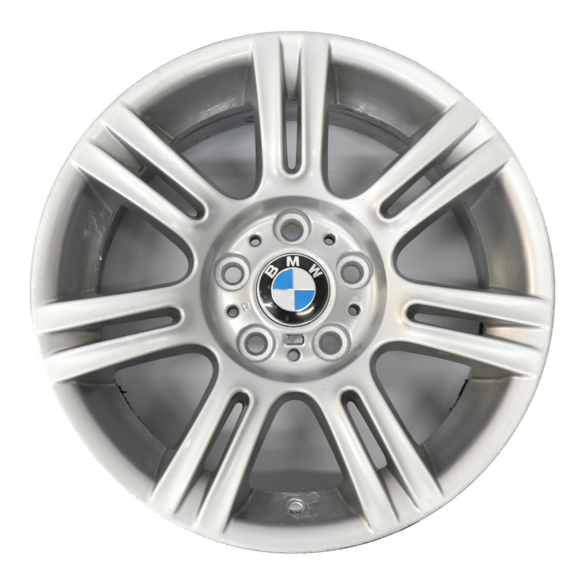 BMW E90 E91 E92 Silver Wheel Alloy Rim M Double Spoke 194 17" ET:34 8J 8036935