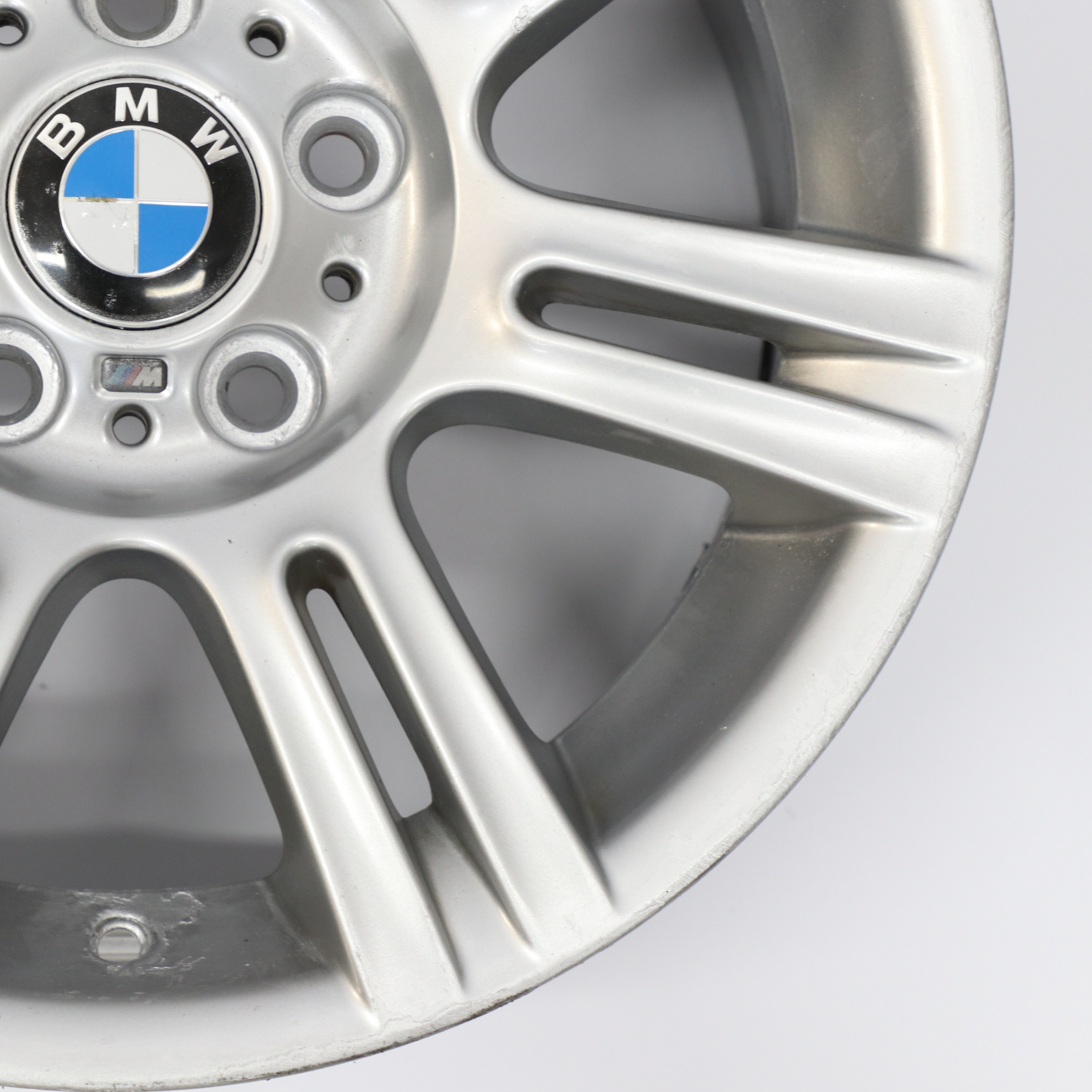 BMW E90 E91 E92 Silver Wheel Alloy Rim M Double Spoke 194 17" ET:34 8J 8036935