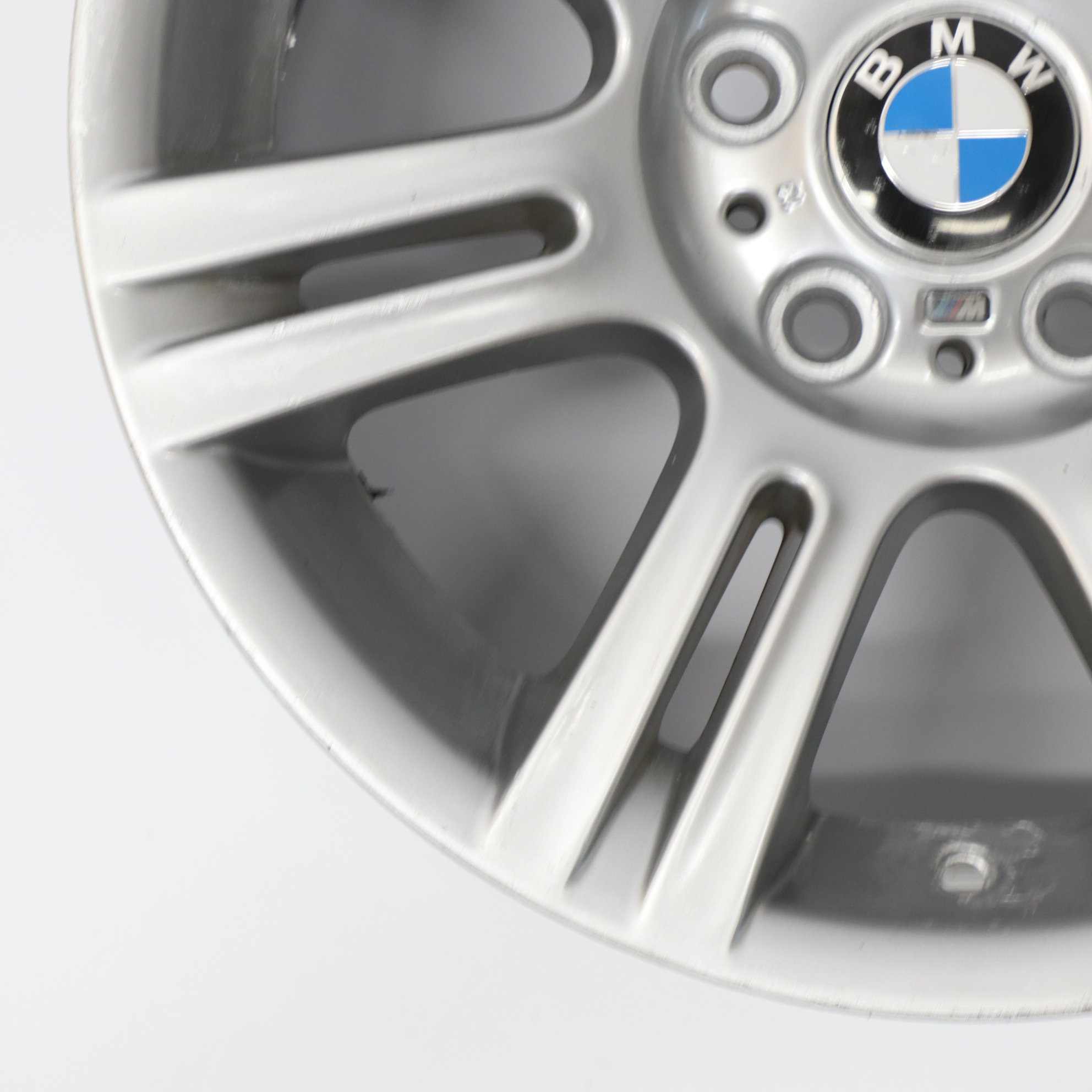 BMW E90 E91 E92 Silver Wheel Alloy Rim M Double Spoke 194 17" ET:34 8J 8036935