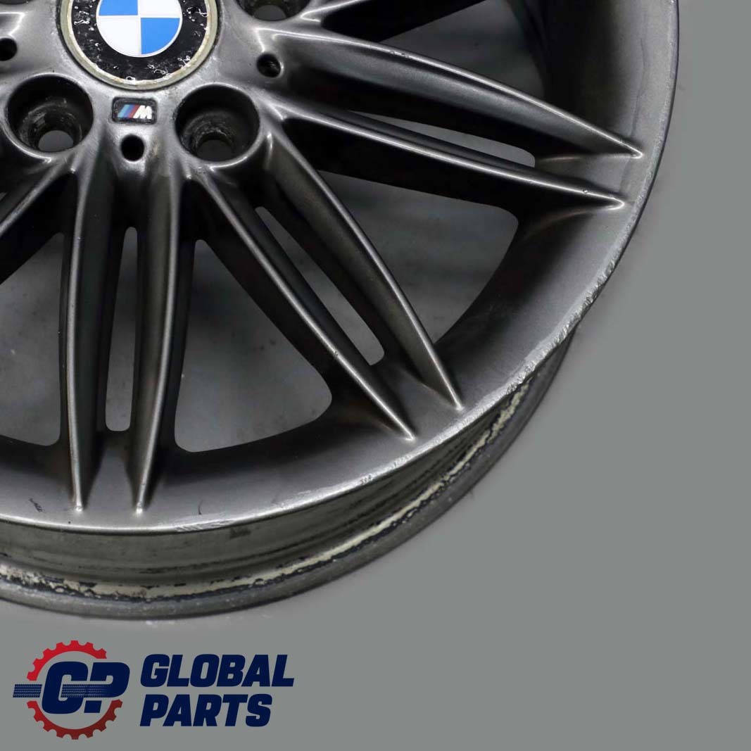 BMW E81 E82 E87 E88 Grey Rear Wheel Alloy Rim 17" 7,5J ET:47 M Double Spoke 207