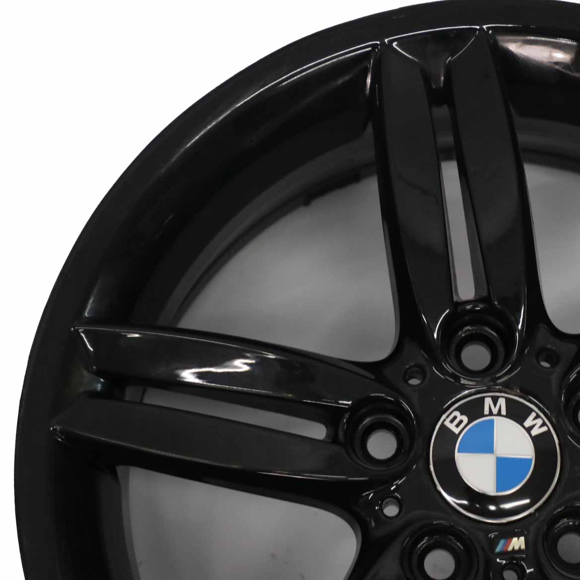 BMW E81 E87 Black Front Alloy Wheel Rim 18" 7,5J M Double Spoke 208