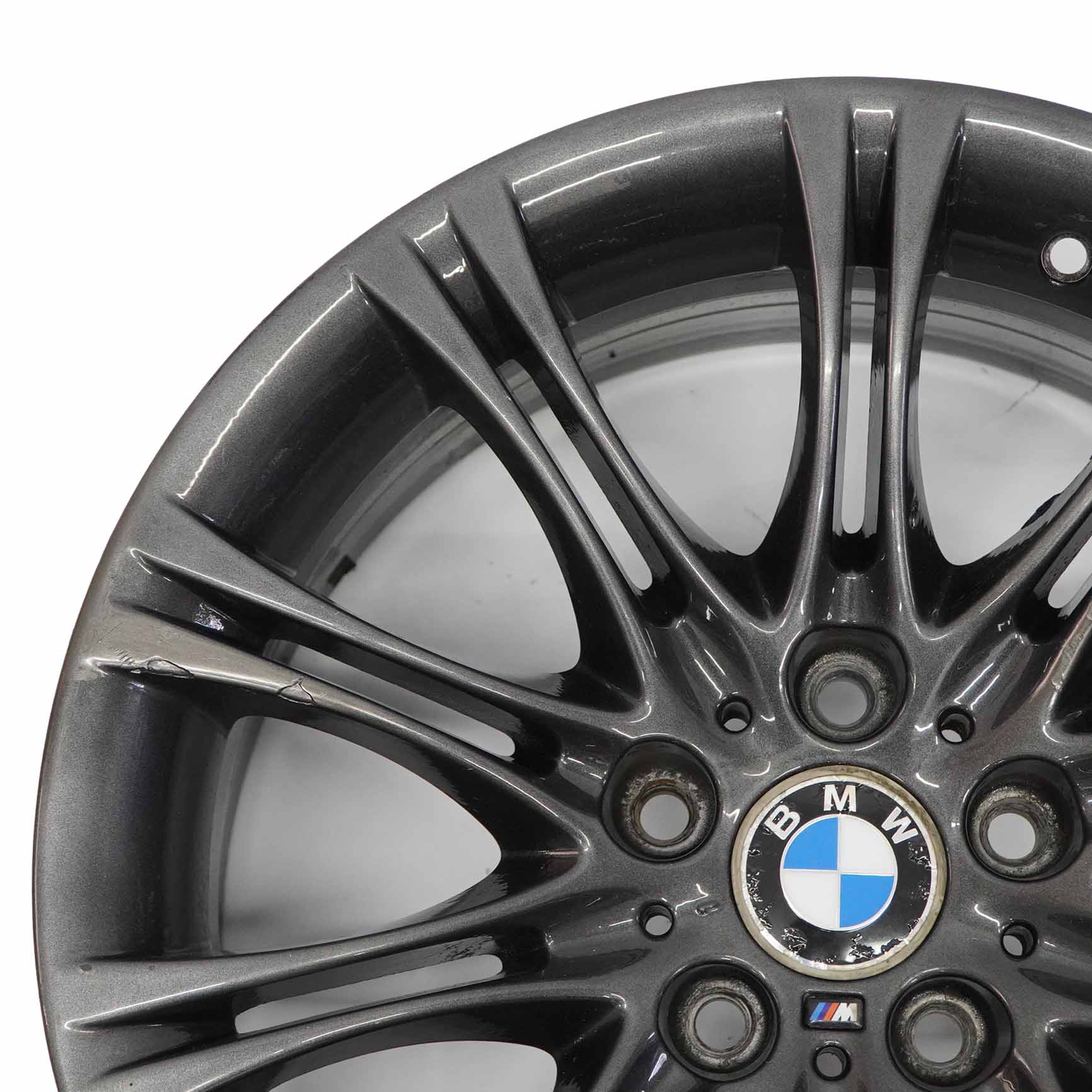 BMW E60 E61 Ferricgrey Alloy Wheel Rim 18" ET:20 8J M Double Spoke 135