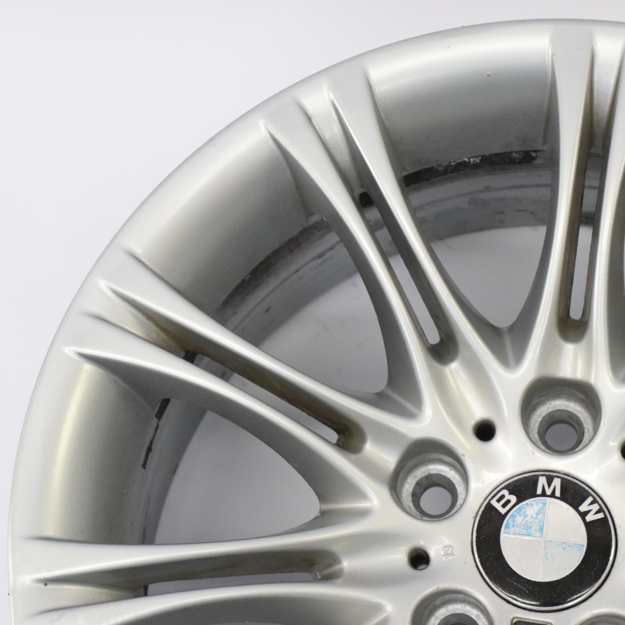 BMW 5 Series E60 E61 Silver Alloy Wheel Rim 18" 8J ET:20 M Double Spoke 135