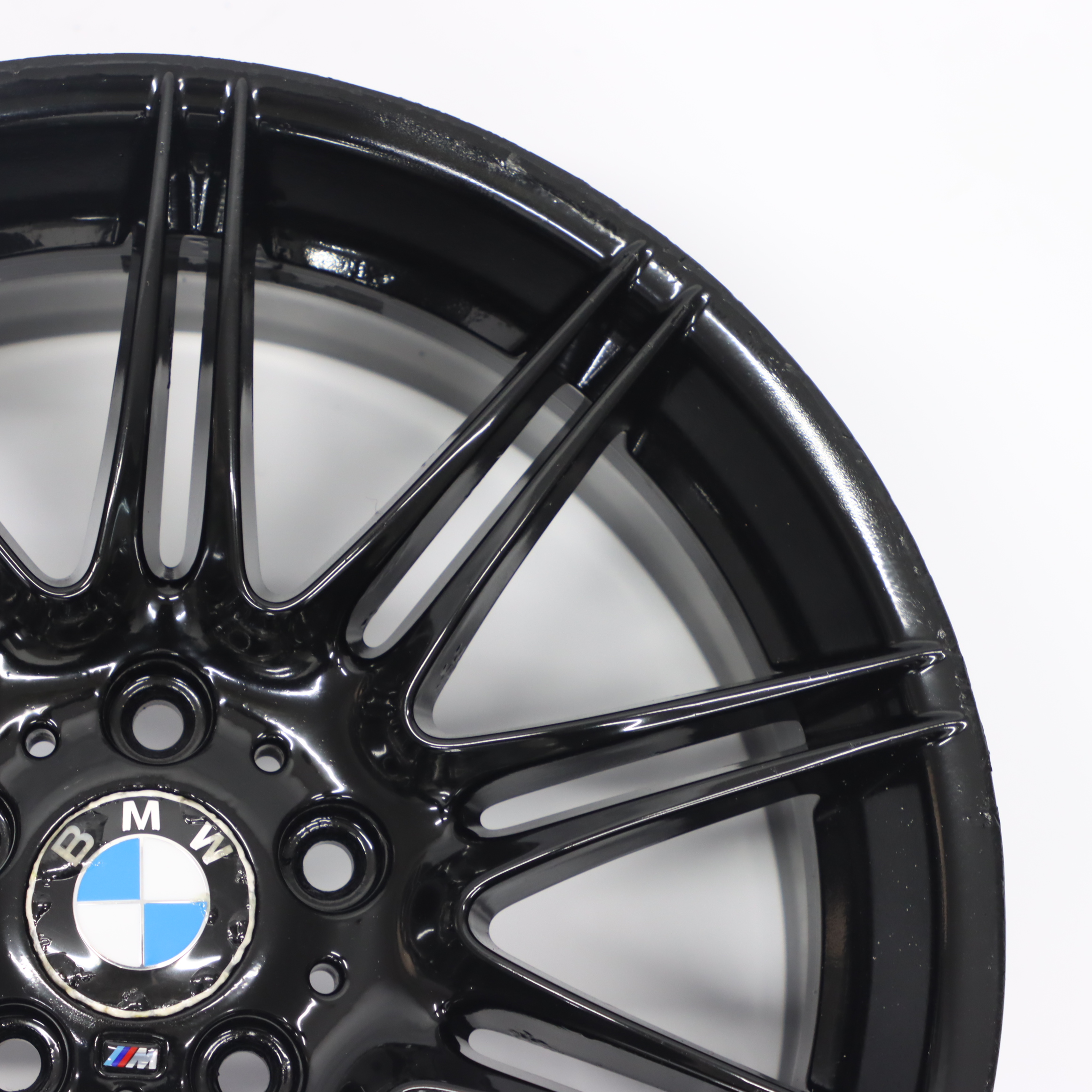 BMW E90 E91 E92 Black Front Wheel Alloy Rim 19" M Double Spoke 225 8J ET:37