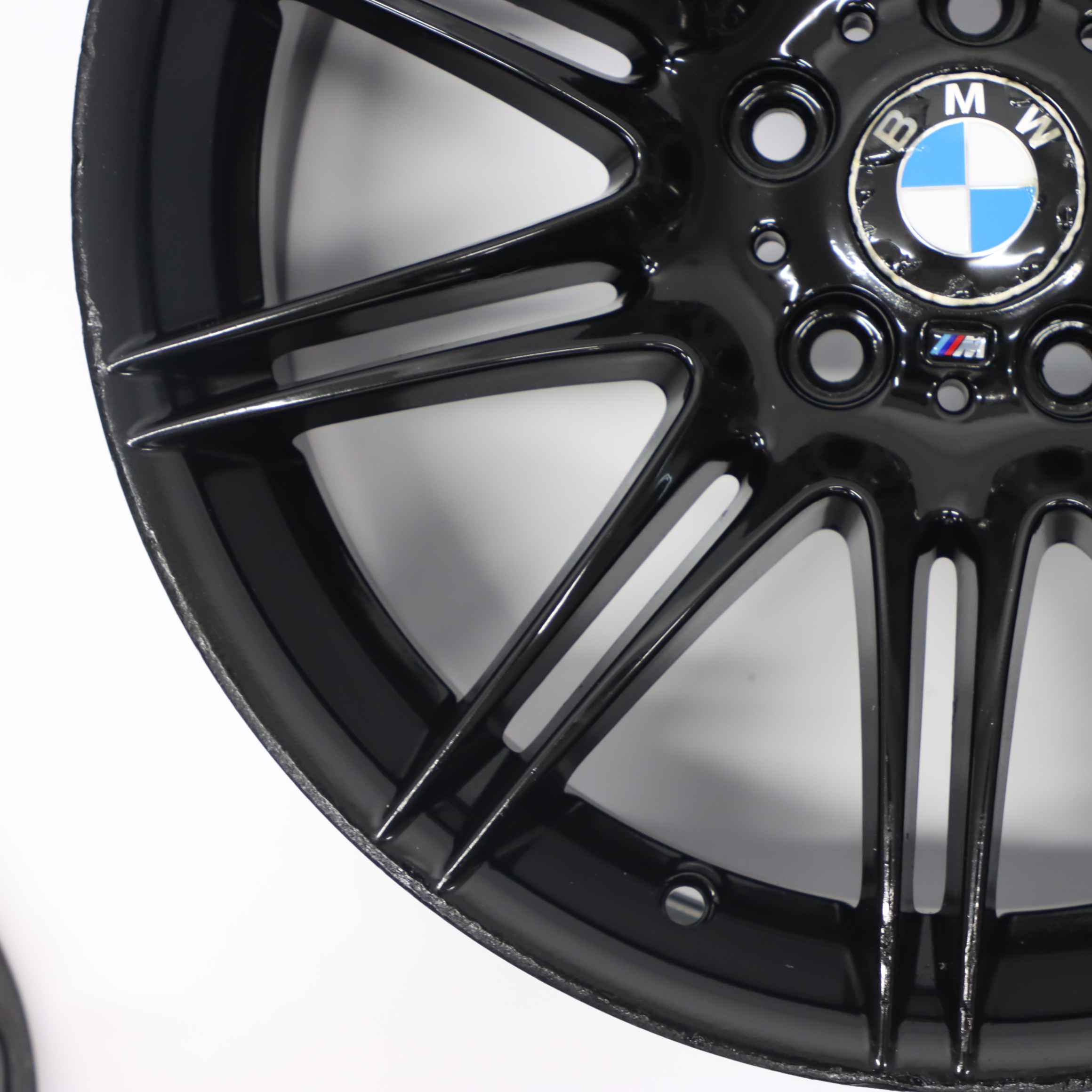 BMW E90 E91 E92 Black Front Wheel Alloy Rim 19" M Double Spoke 225 8J ET:37