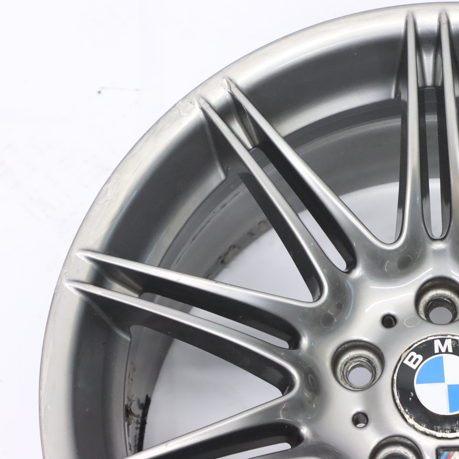 BMW E90 E92 Ferricgrey Rear Wheel Alloy Rim 19" M Double Spoke 225 9J ET:39