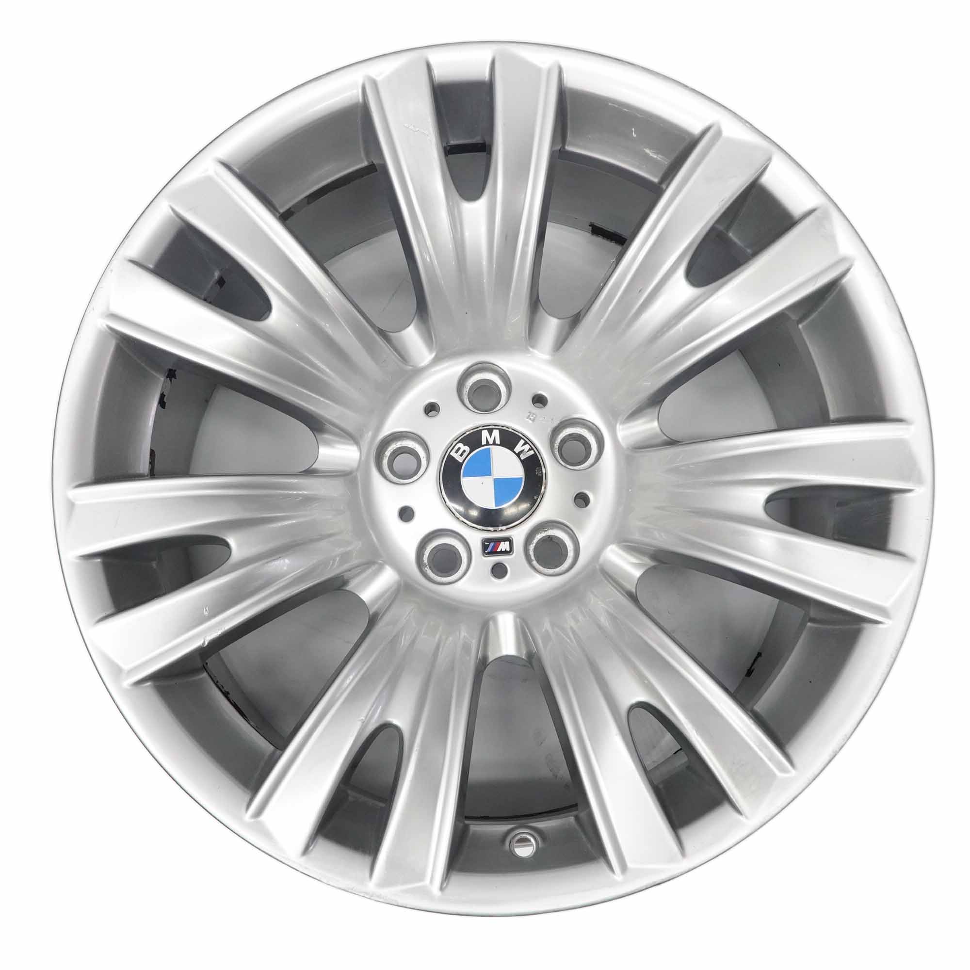 BMW X5 E70 Silver Wheel Alloy Rim 19" V Spoke 223 M-Sport ET:20 10J 8037348