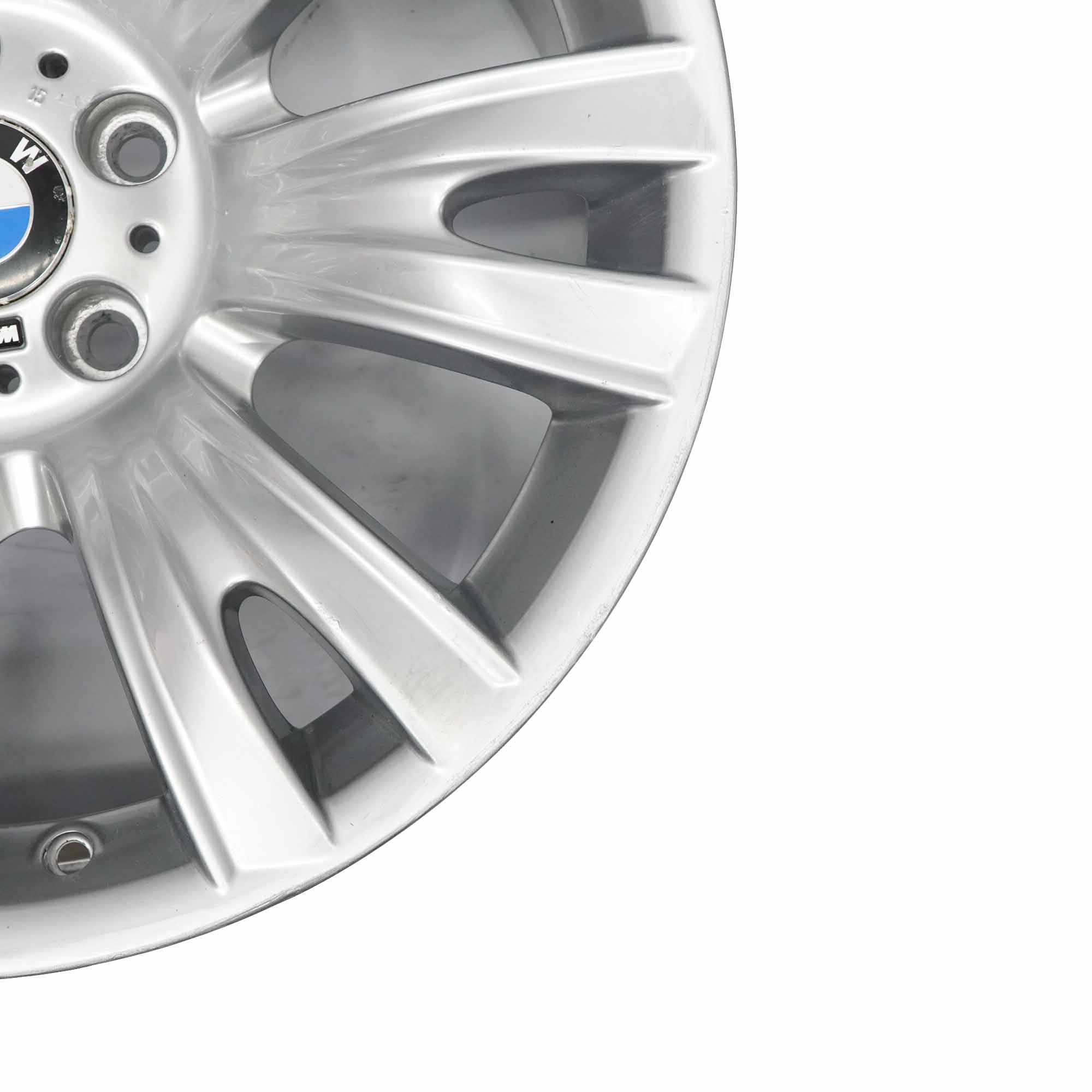 BMW X5 E70 Silver Wheel Alloy Rim 19" V Spoke 223 M-Sport ET:20 10J 8037348