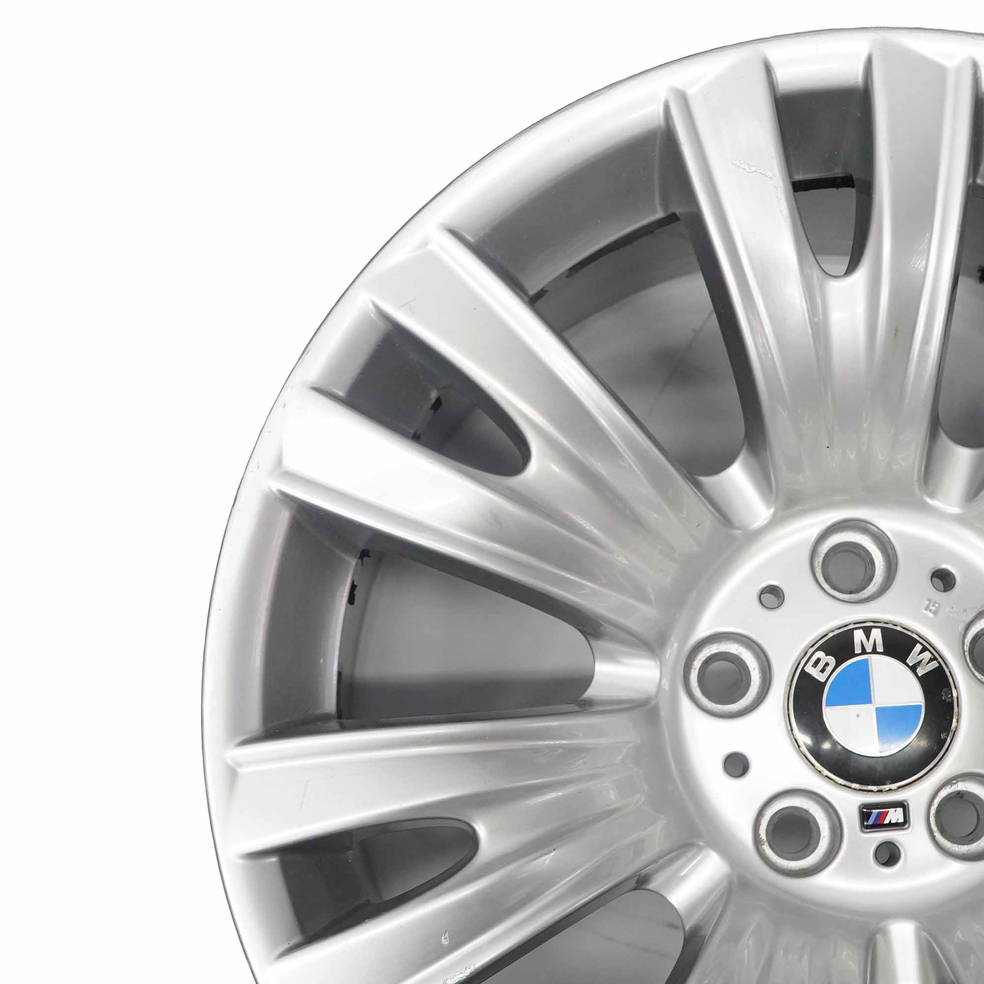 BMW X5 E70 Silver Wheel Alloy Rim 19" V Spoke 223 M-Sport ET:20 10J 8037348