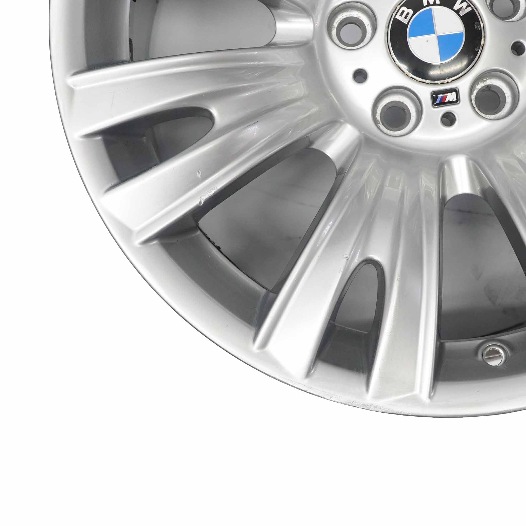 BMW X5 E70 Silver Wheel Alloy Rim 19" V Spoke 223 M-Sport ET:20 10J 8037348