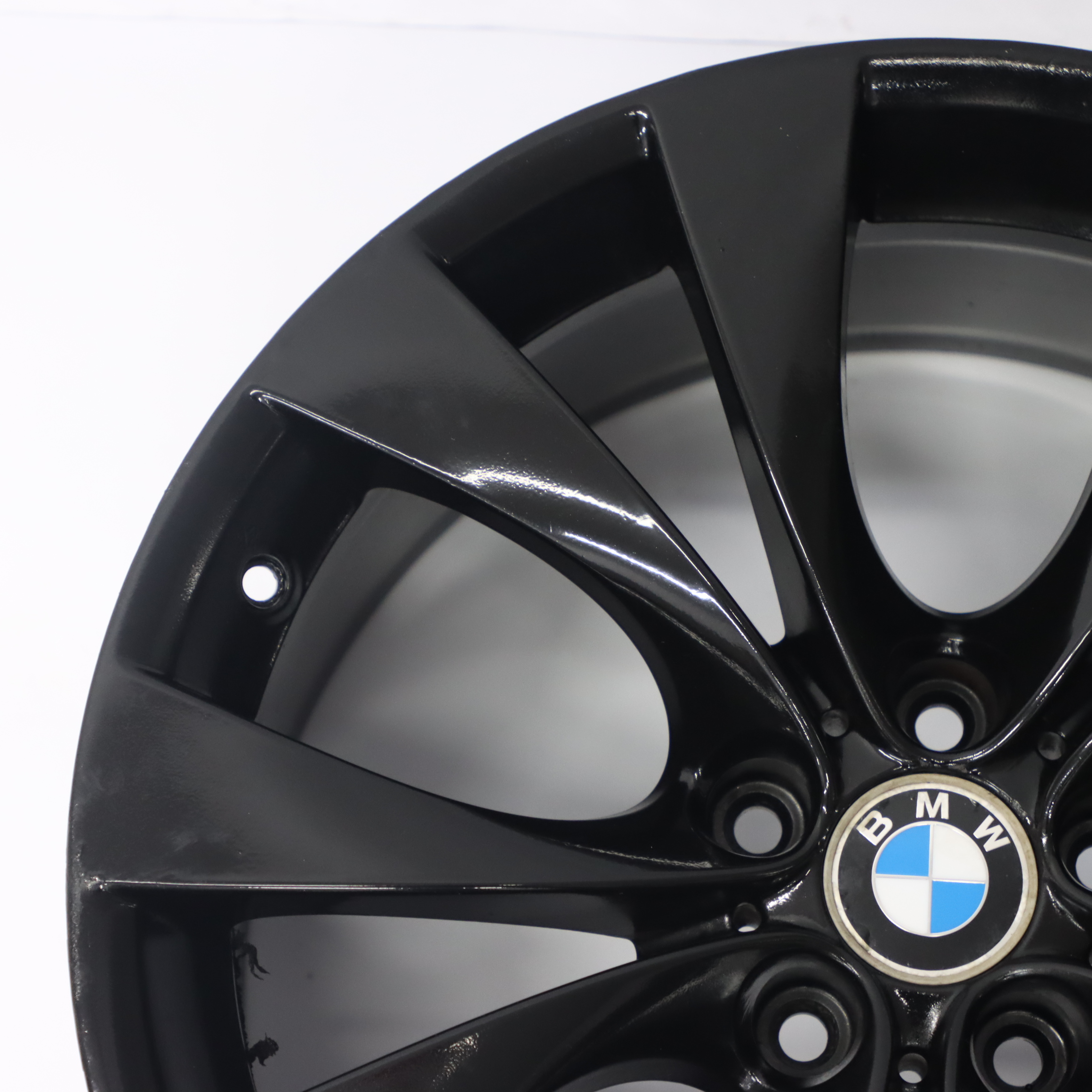 BMW X5 E70 Black Front Wheel Alloy Rim 20" M V-spoke 227 10J ET:40 8037349