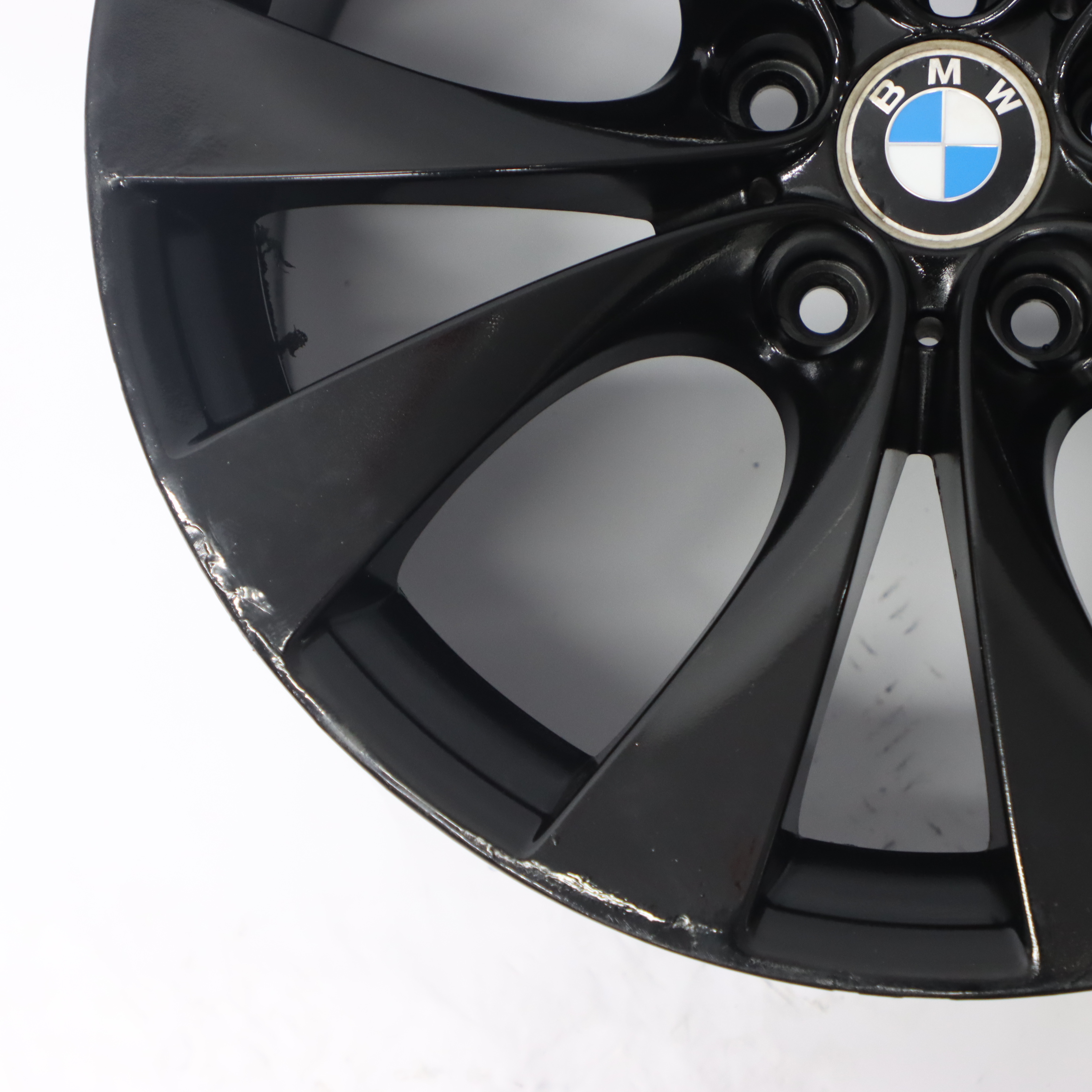 BMW X5 E70 Black Front Wheel Alloy Rim 20" M V-spoke 227 10J ET:40 8037349