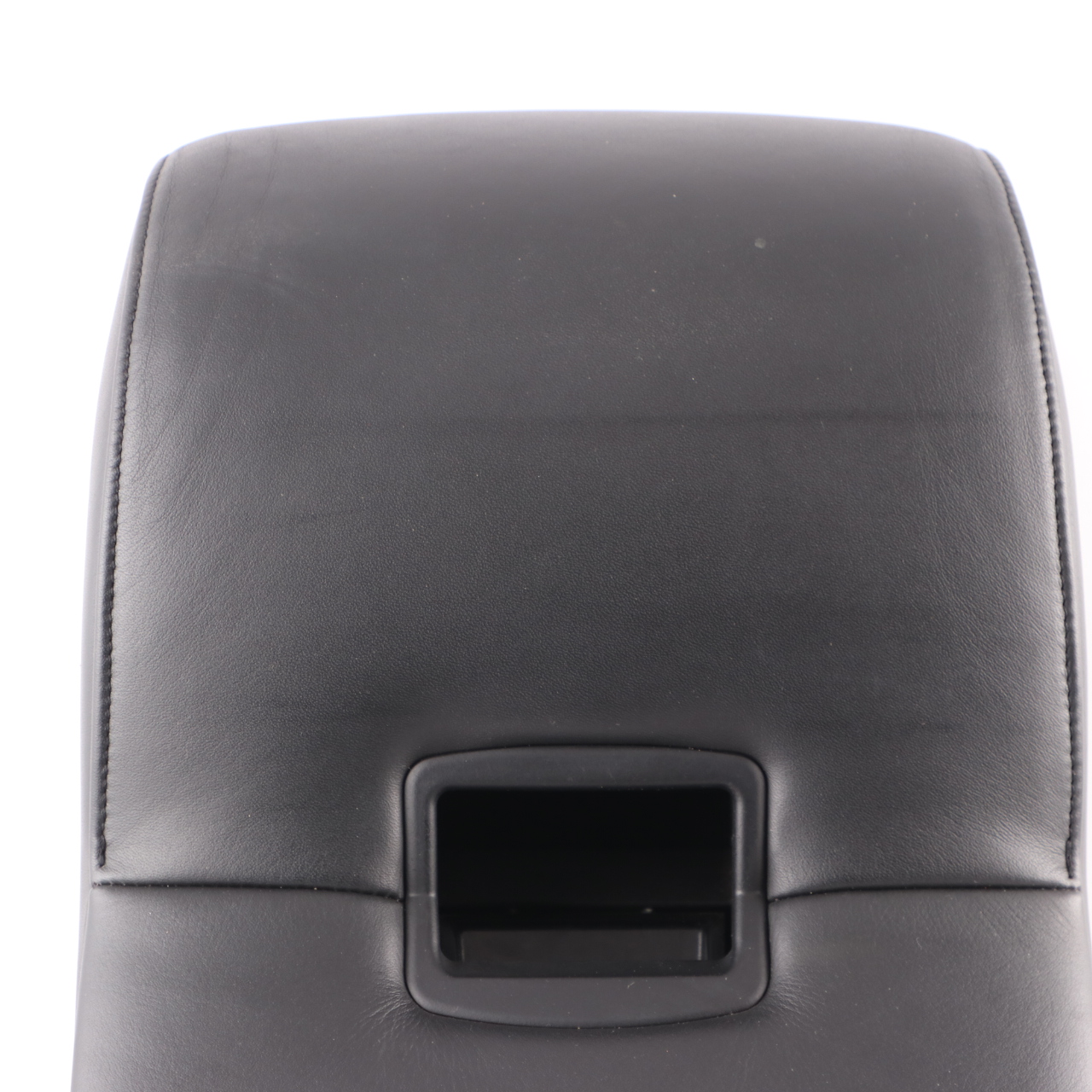 BMW E60 Rear Seat Centre Armrest Cup Holder Arm Rest Black Leather Anthracite