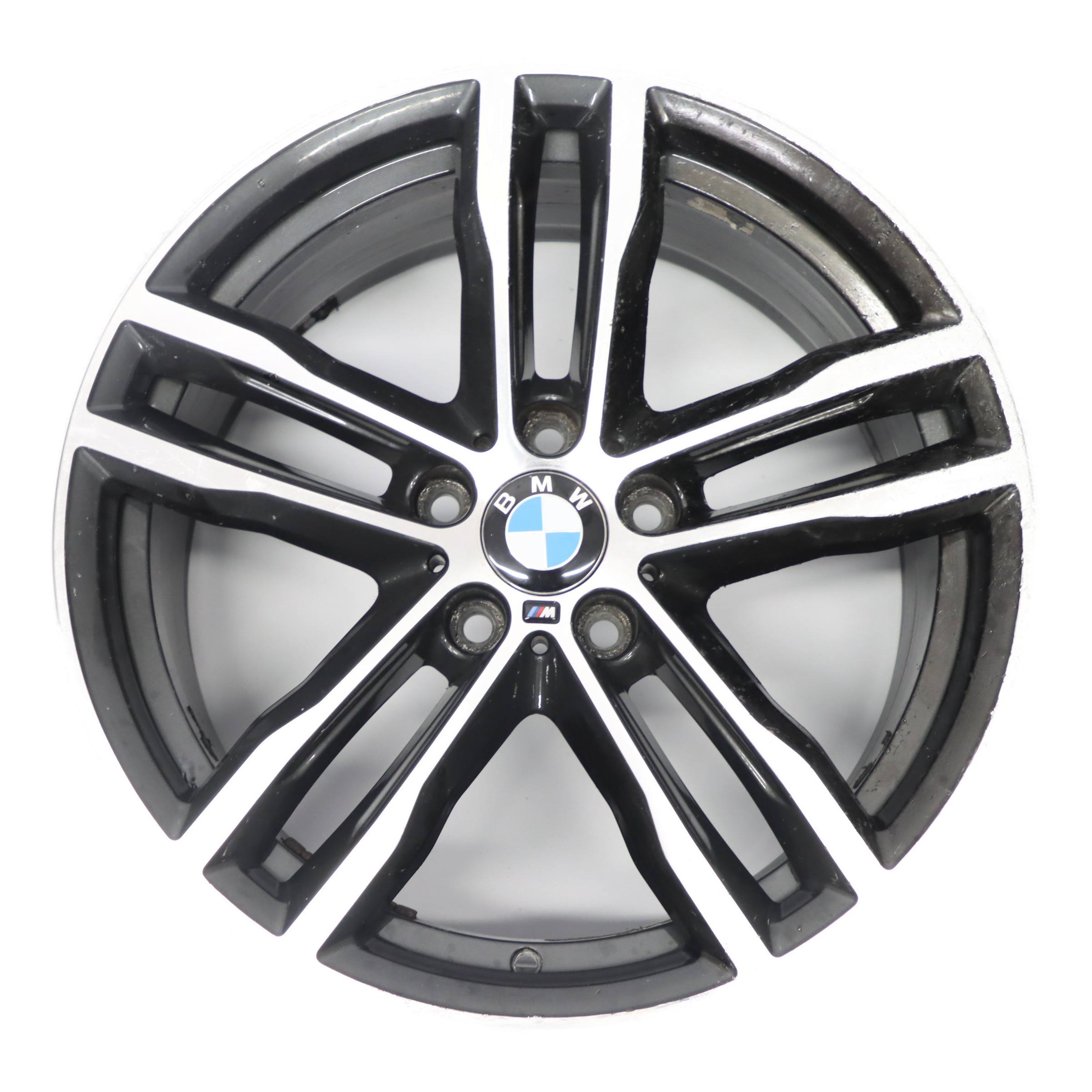 BMW F30 F31 Rear Grey Alloy Wheel Rim 19" ET:47 8,5J M Double Spoke 704M 8043651