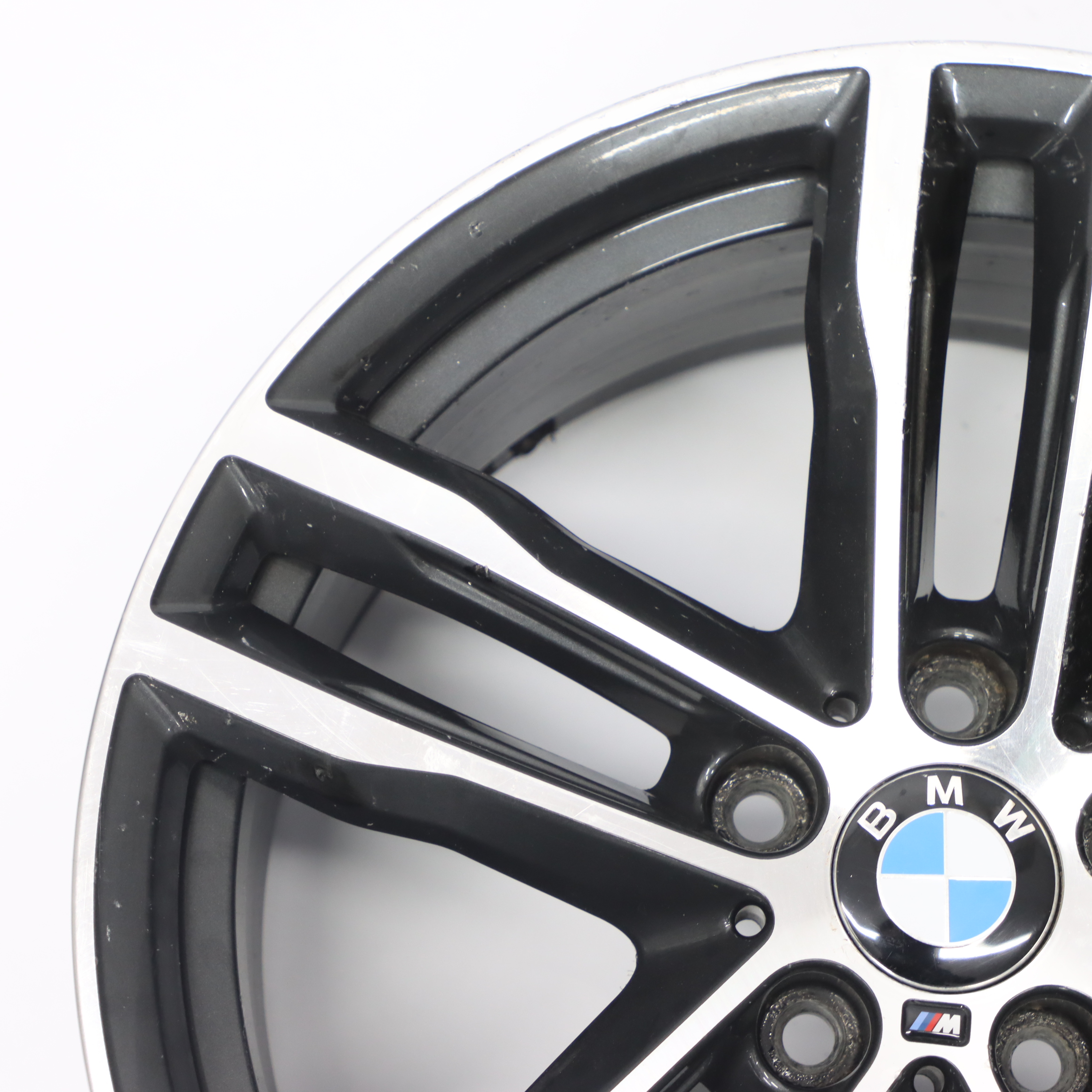 BMW F30 F31 Rear Grey Alloy Wheel Rim 19" ET:47 8,5J M Double Spoke 704M 8043651