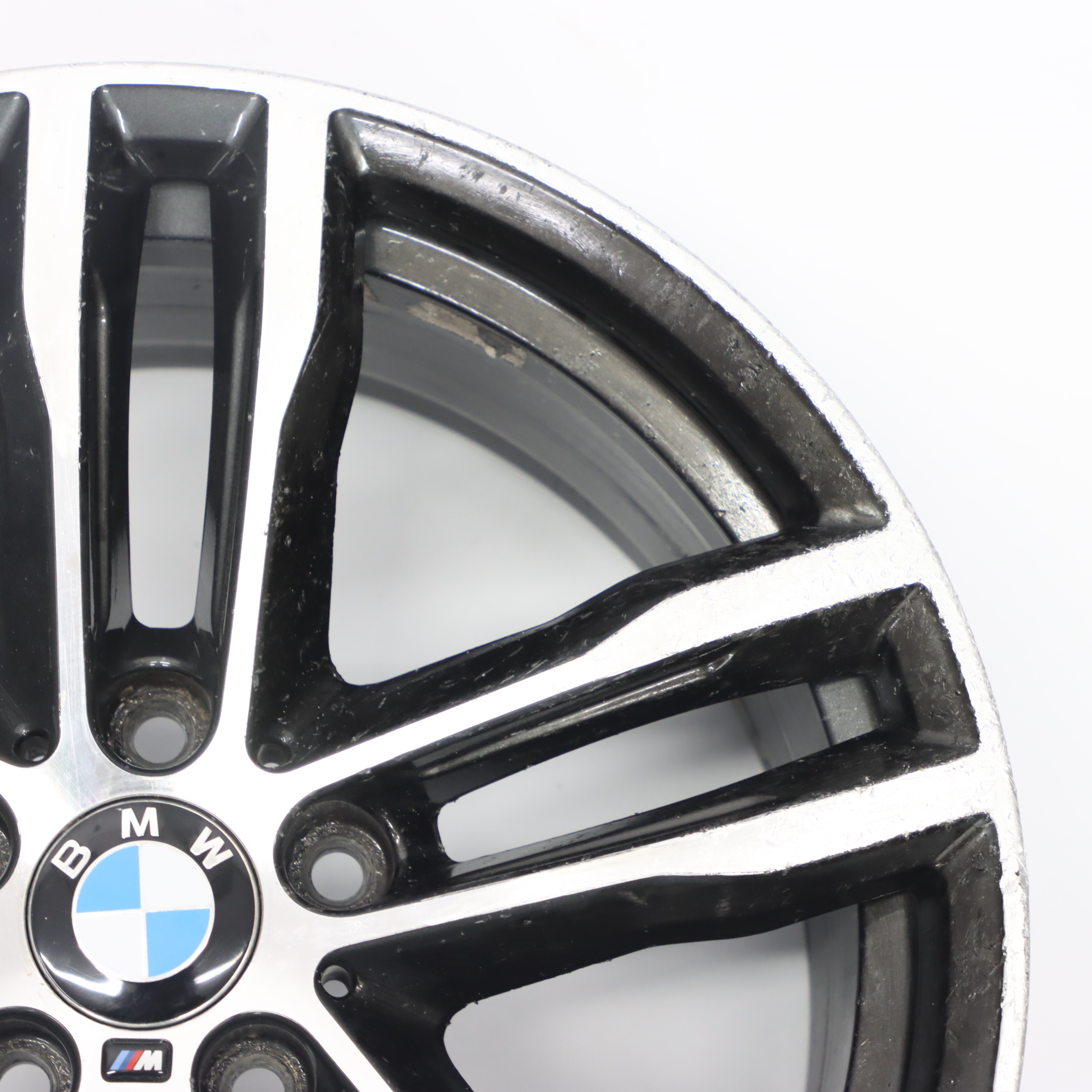 BMW F30 F31 Rear Grey Alloy Wheel Rim 19" ET:47 8,5J M Double Spoke 704M 8043651