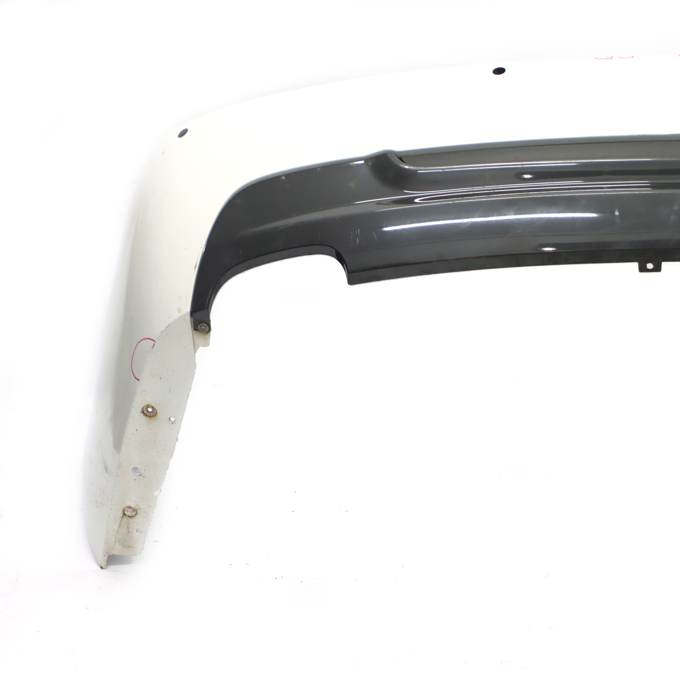 BMW E92 E93 Rear Bumper Coupe Convertible M Sport PDC Alpinweiss White - 300