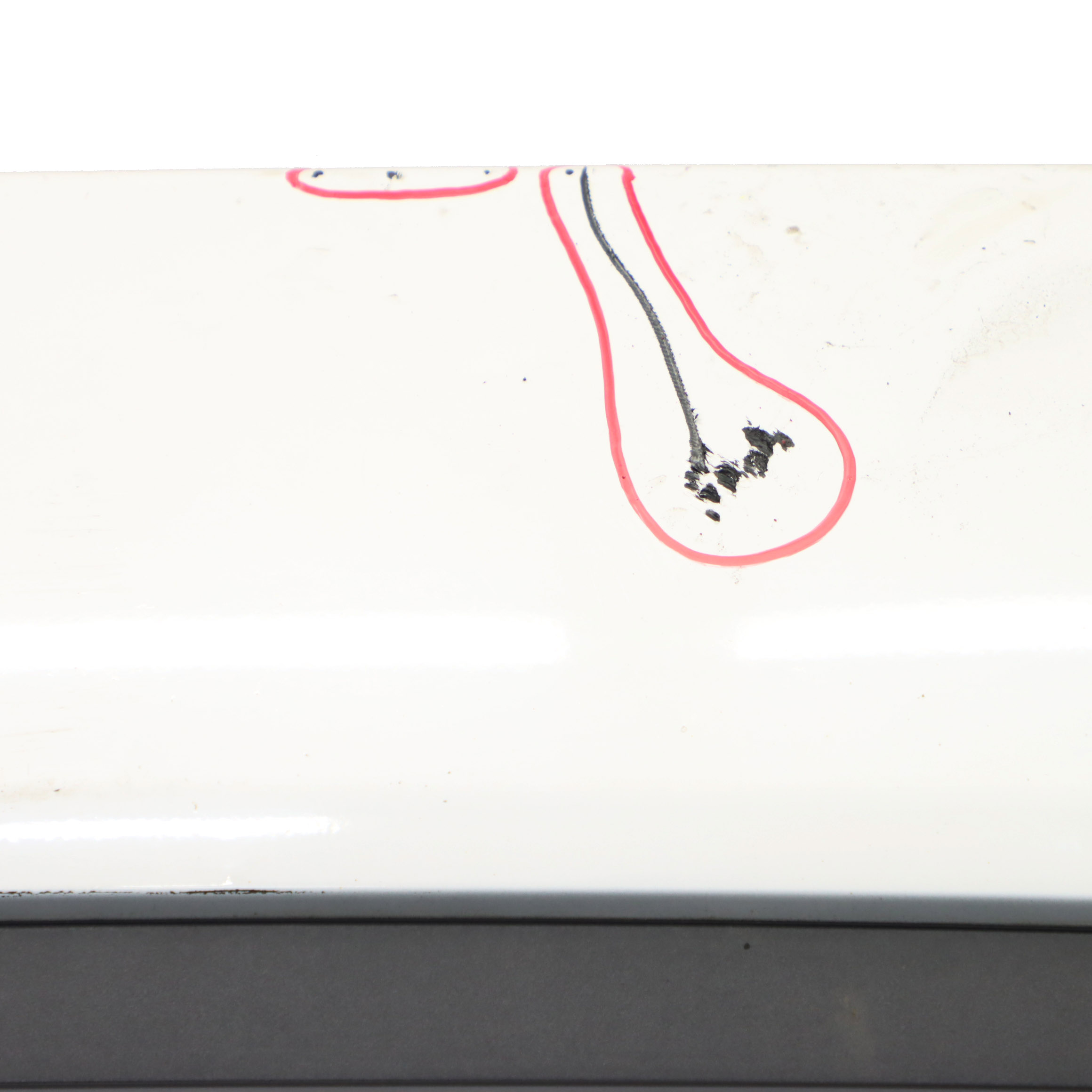 BMW E92 E93 Rear Bumper Coupe Convertible M Sport PDC Alpinweiss White - 300